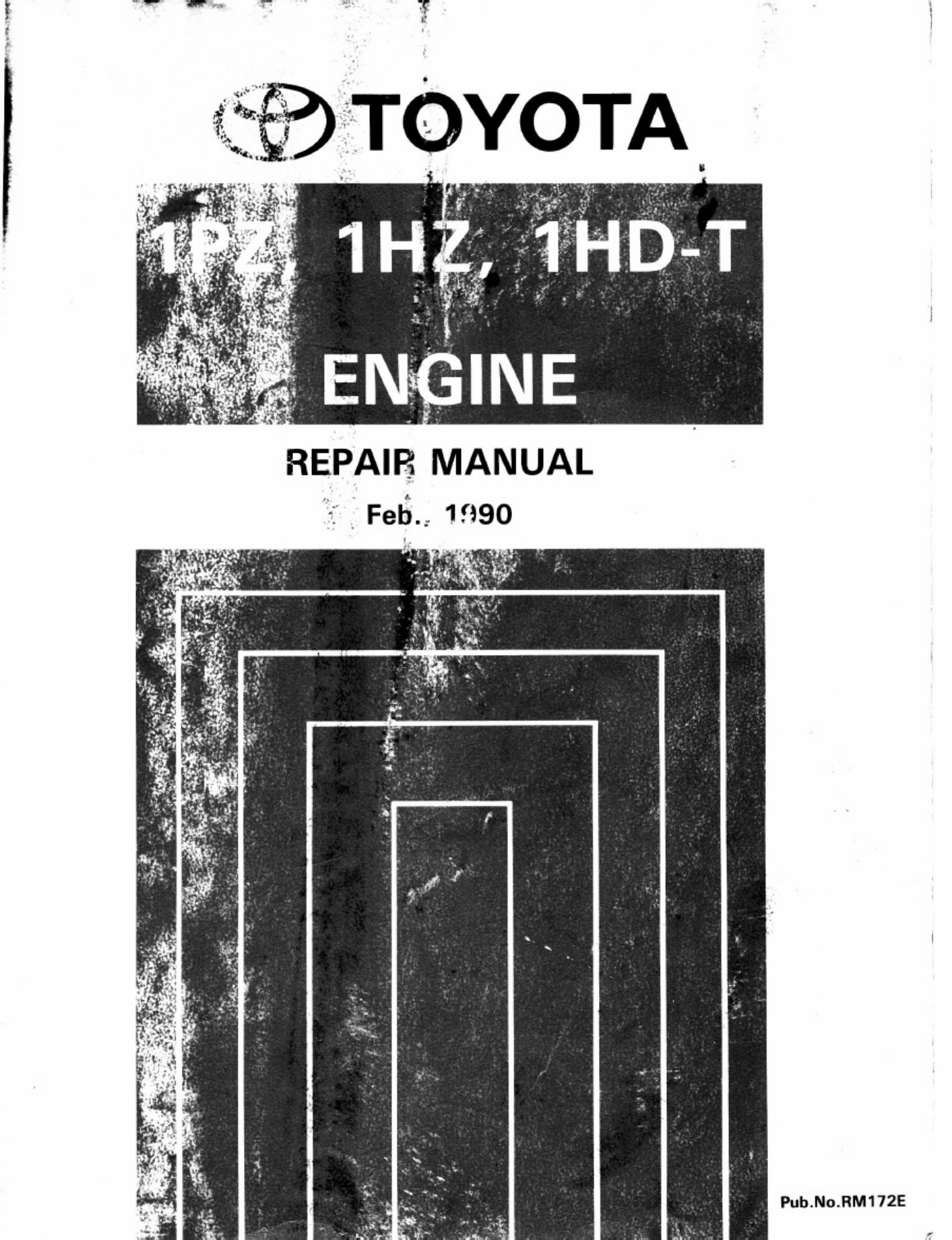 Toyota 1HZ_1PZ Engine Workshop Service Manual [PDF] cover