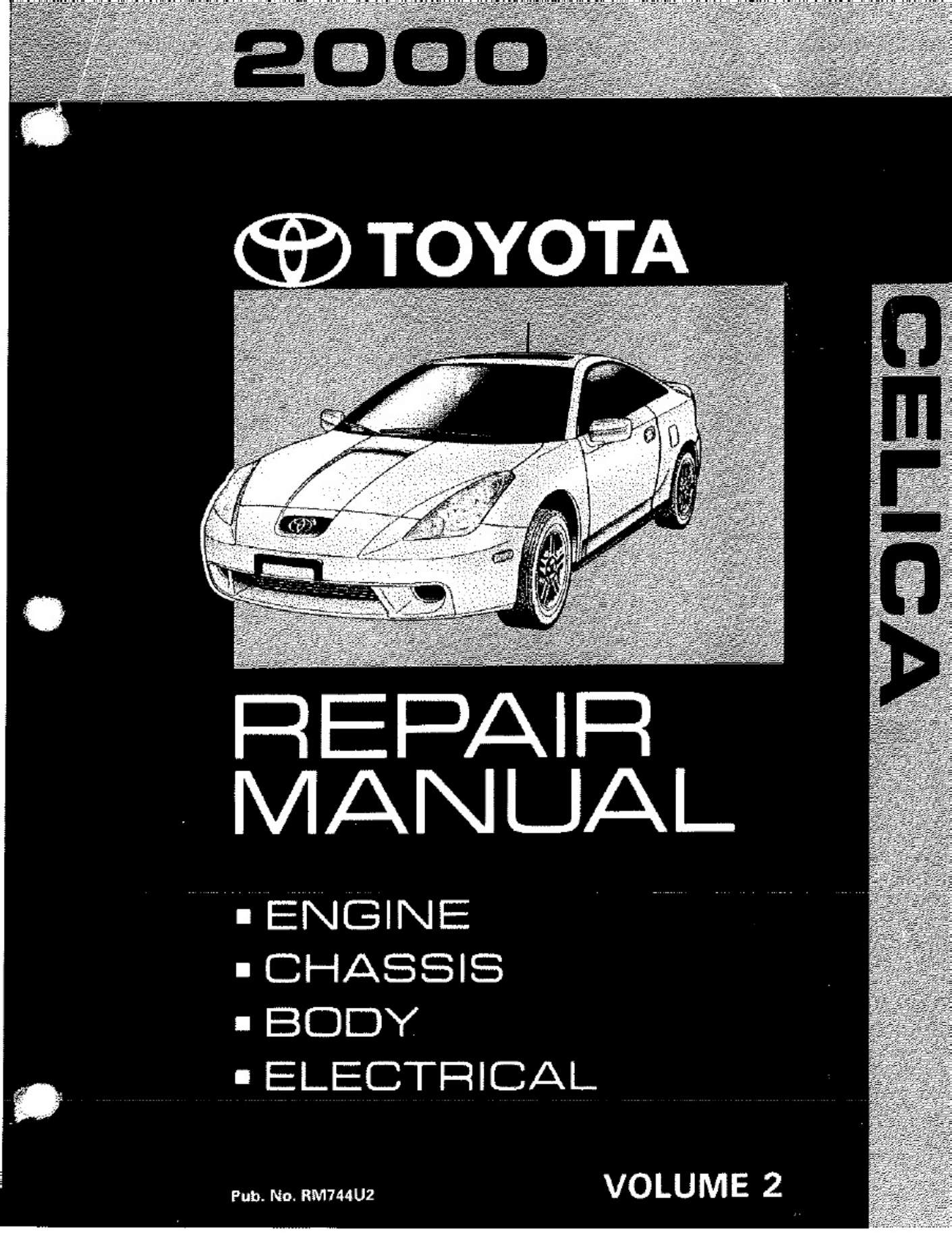 Toyota 2000-2005 Toyota Celica Workshop Service Manual [PDF] cover