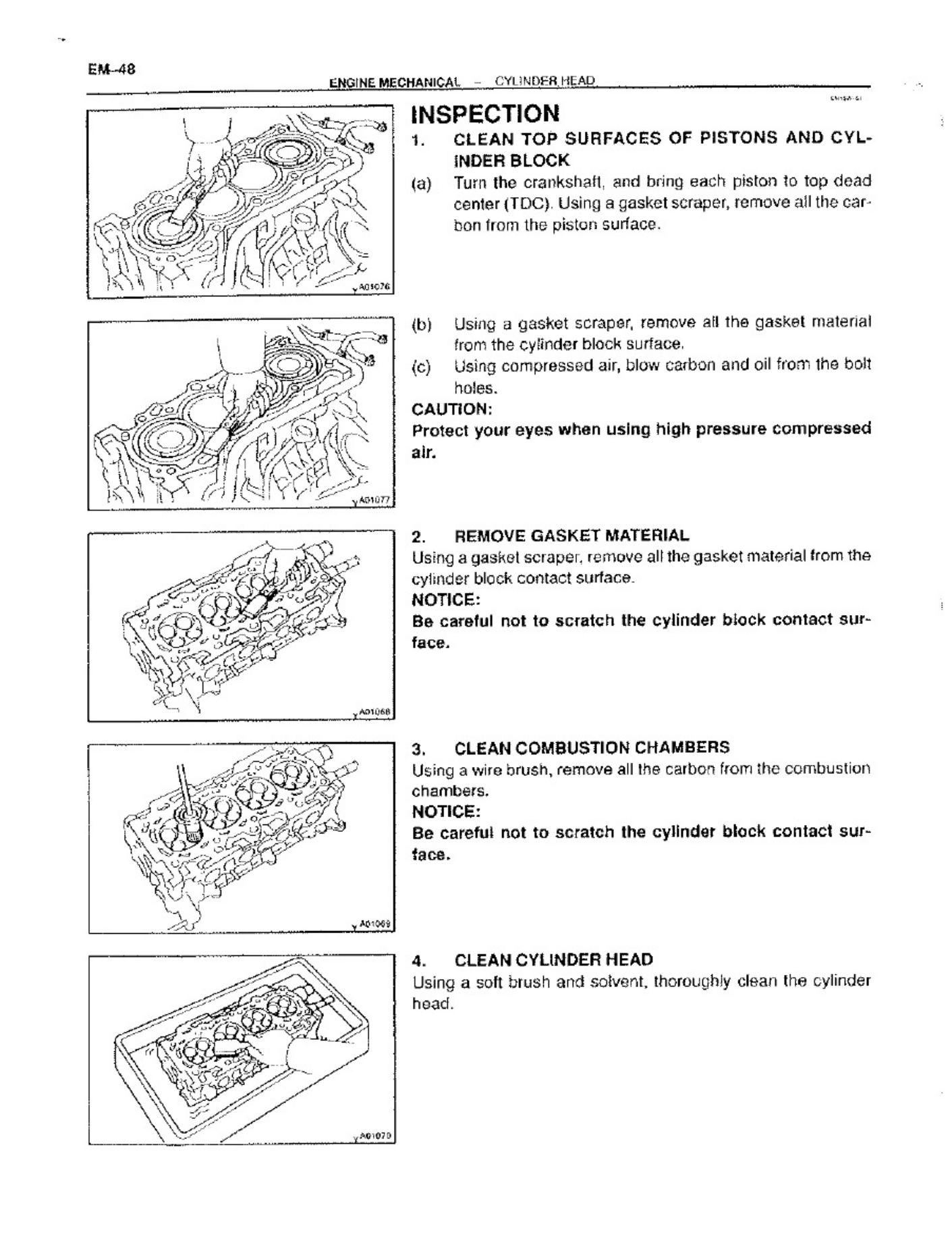 Sample 4 of Toyota 2000-2005 Toyota Celica Workshop Service Manual [PDF]