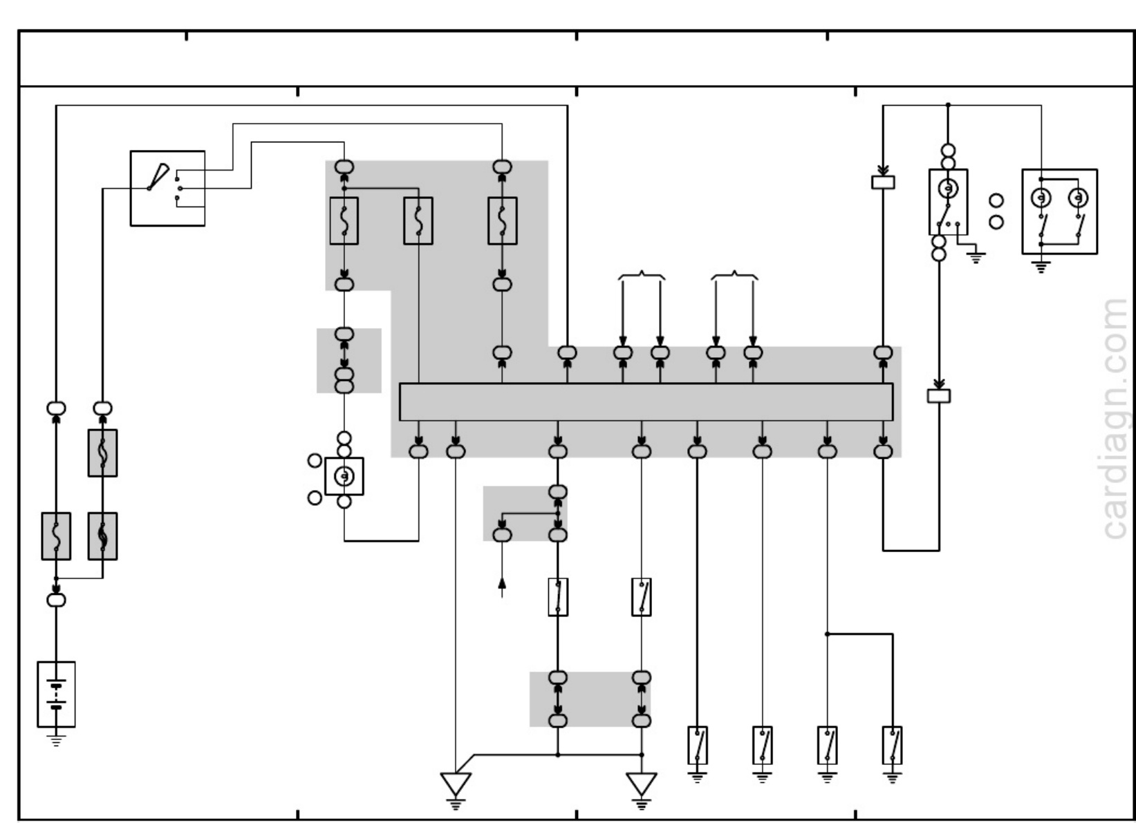 Sample 5 of Toyota 2003 Toyota Tacoma Wiring Diagram Complete Electrical Wiring Schematic & System Diagram [PDF]