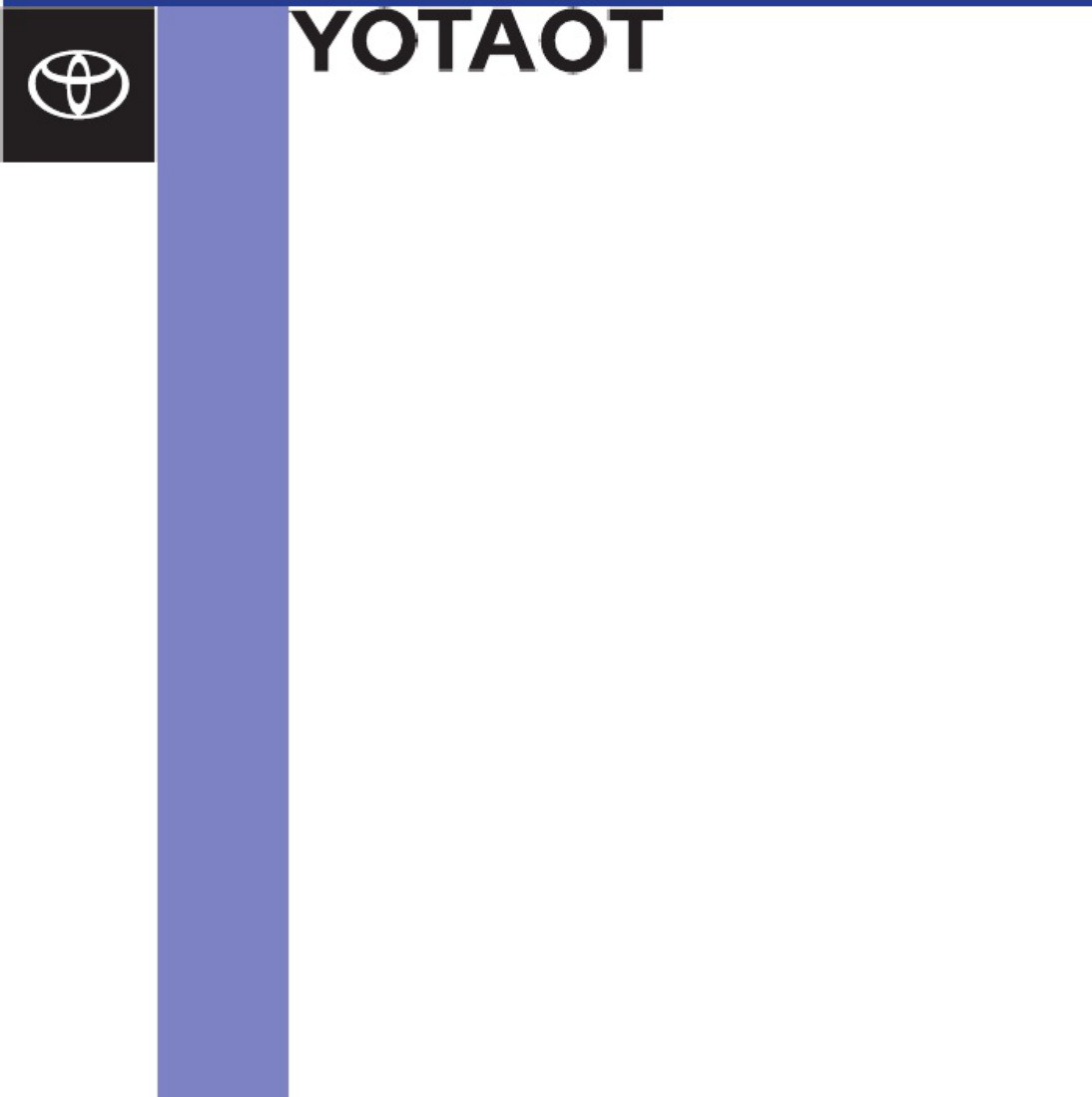 Toyota 2021 Toyota Warranty Maintenance Gu Operation & Maintenance Manual (OMM) [PDF] cover