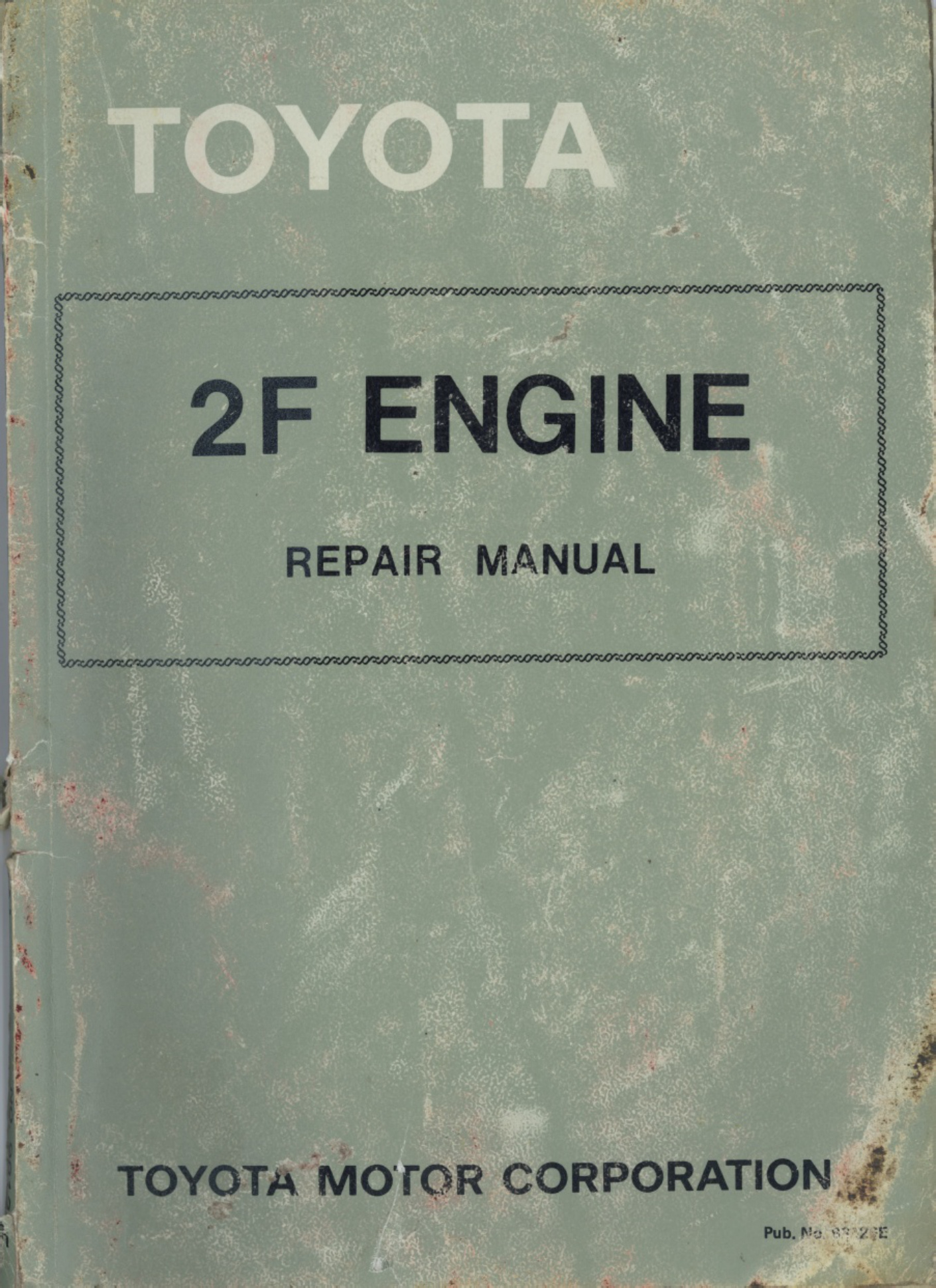 Toyota 2F Engine Workshop Service Manual [PDF] cover