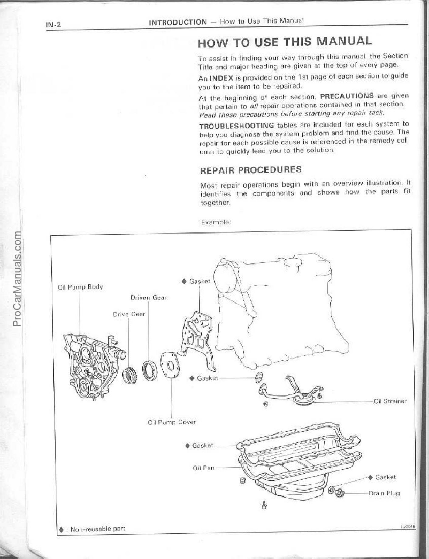 Sample 2 of Toyota 2L Engine Workshop Service Manual [PDF]