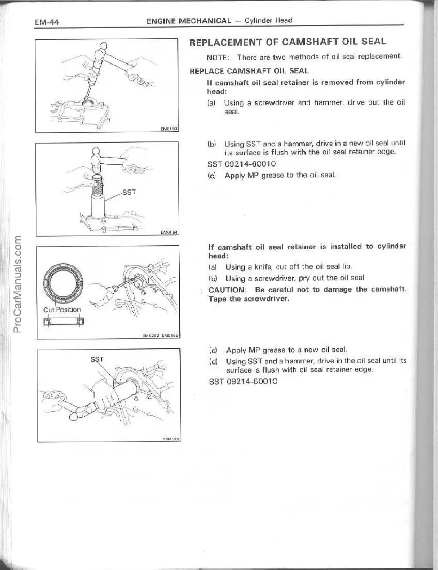 Sample 4 of Toyota 2L Engine Workshop Service Manual [PDF]