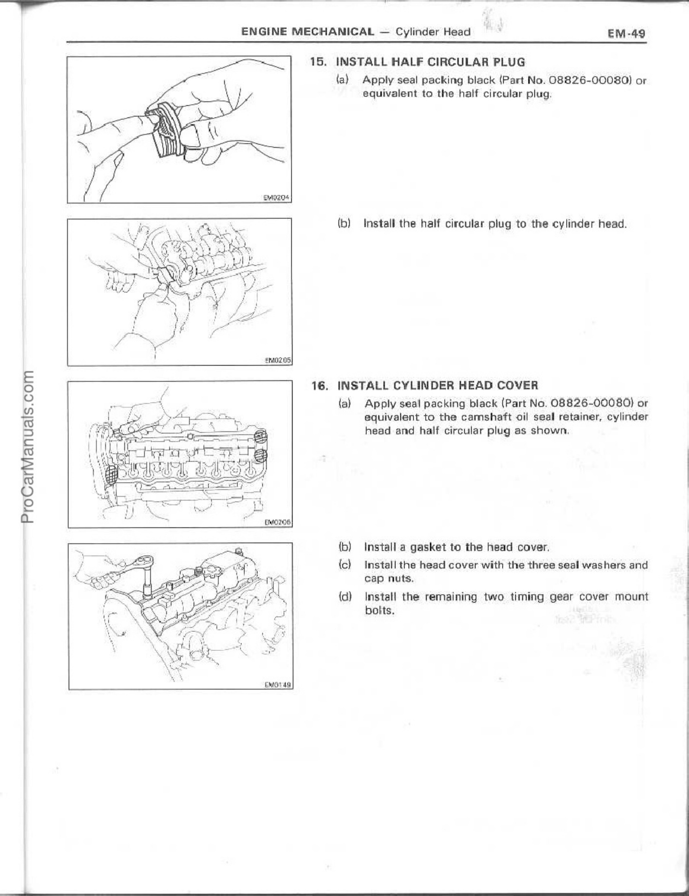 Sample 5 of Toyota 2L Engine Workshop Service Manual [PDF]