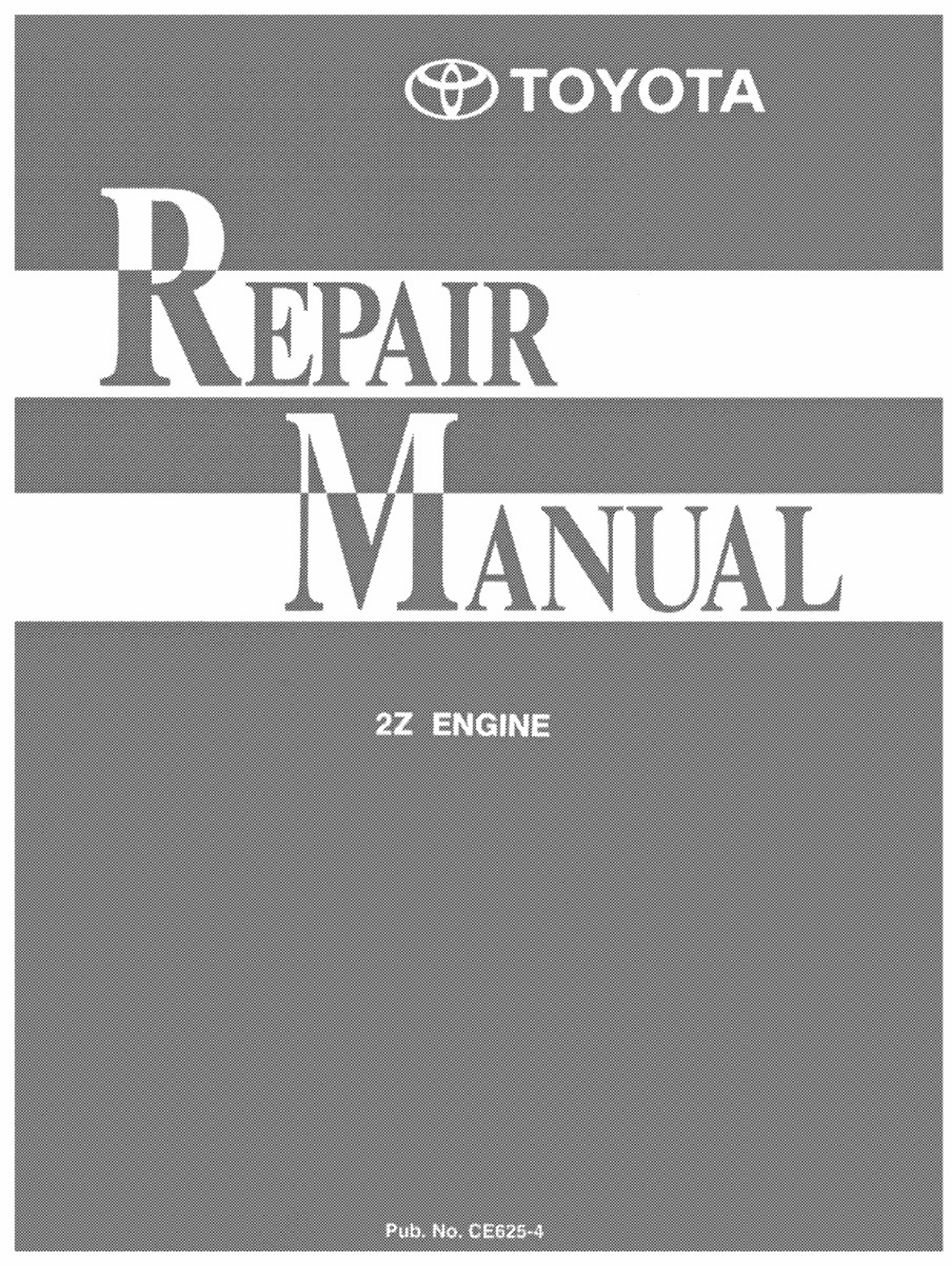 Toyota 2Z Engine Technical Manual [PDF] cover