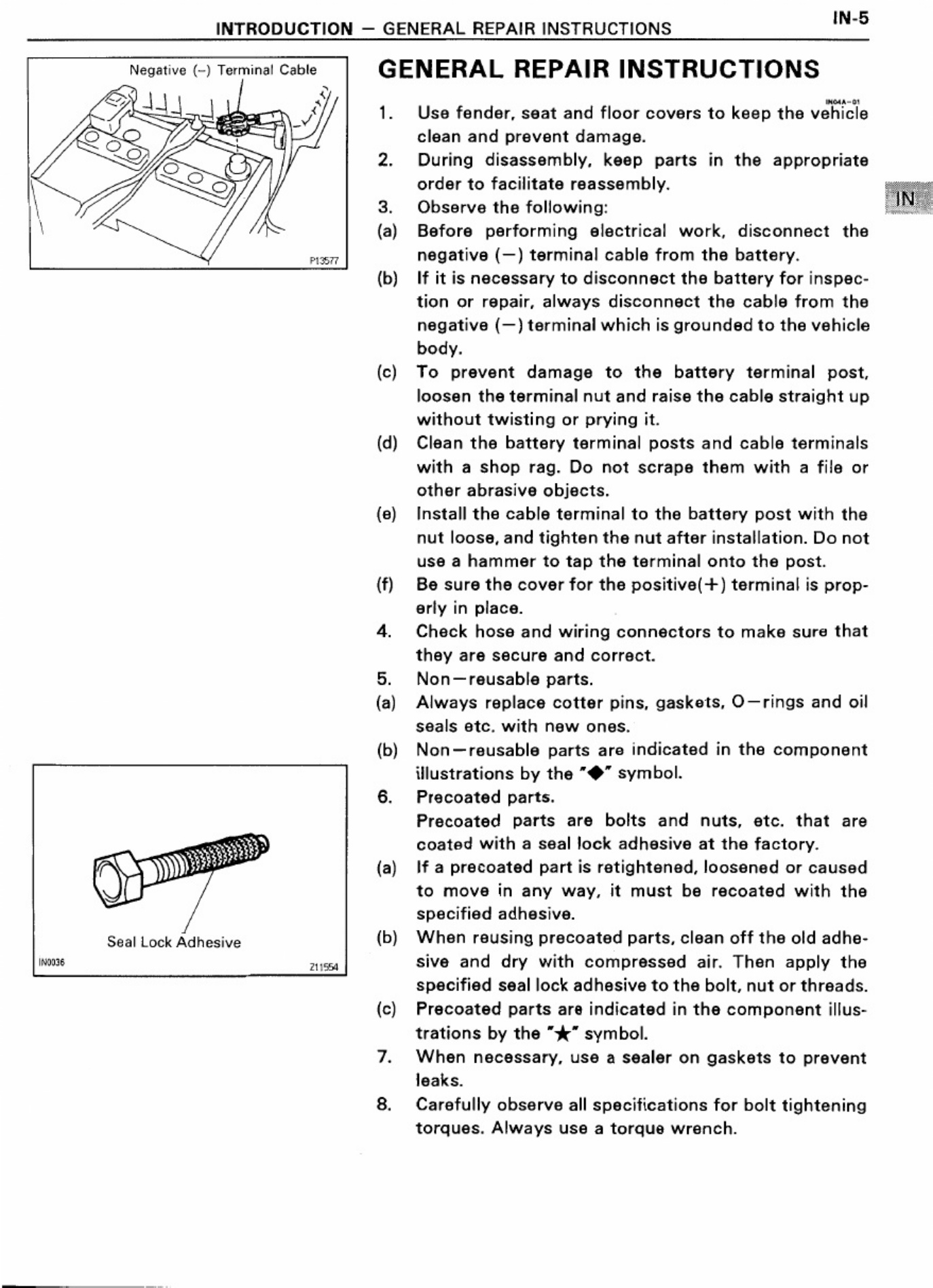 Sample 6 of Toyota 3S-FE Engine Workshop Service Manual [PDF]