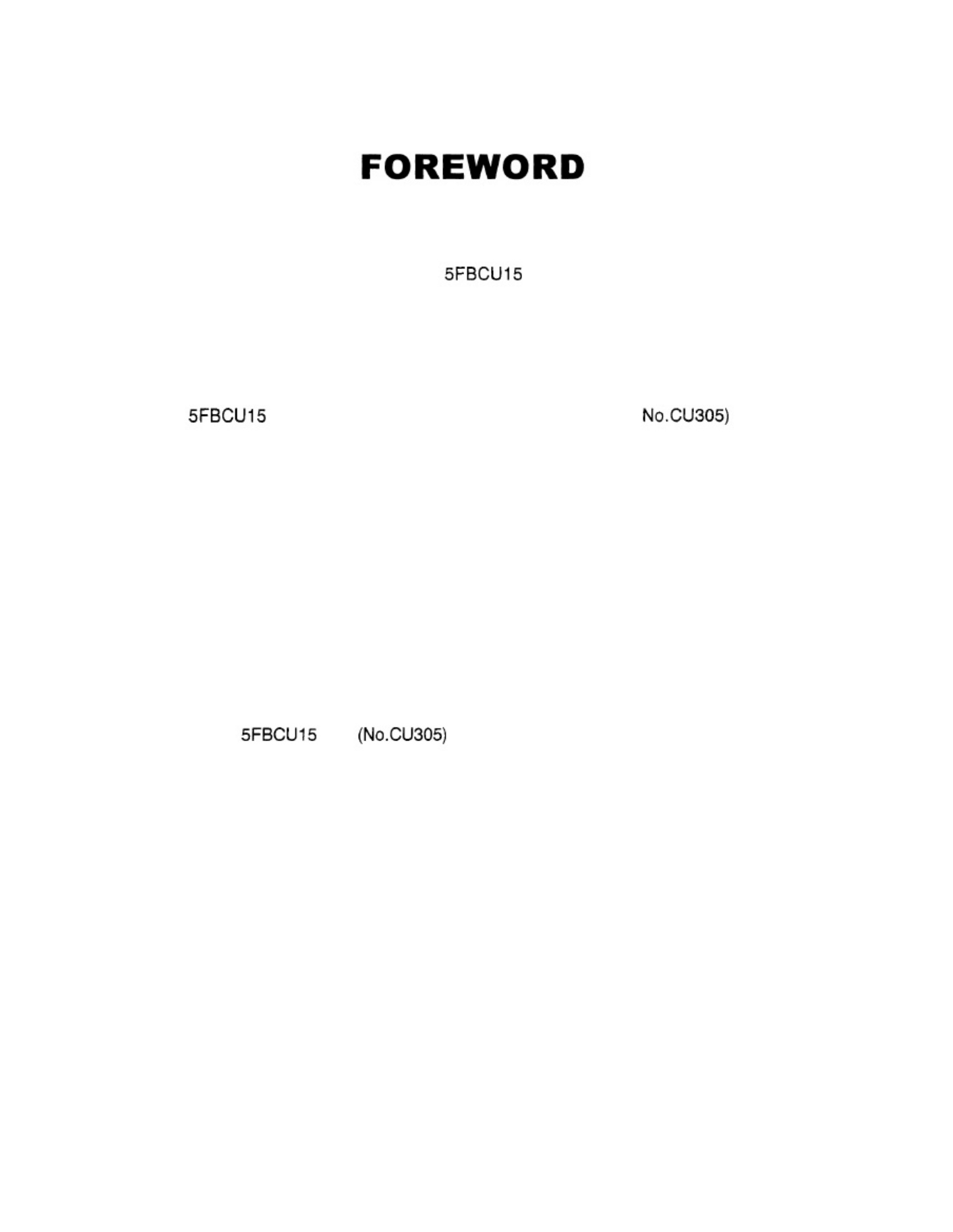 Toyota 5FBCU15 Forklift Workshop Service Manual [PDF] cover