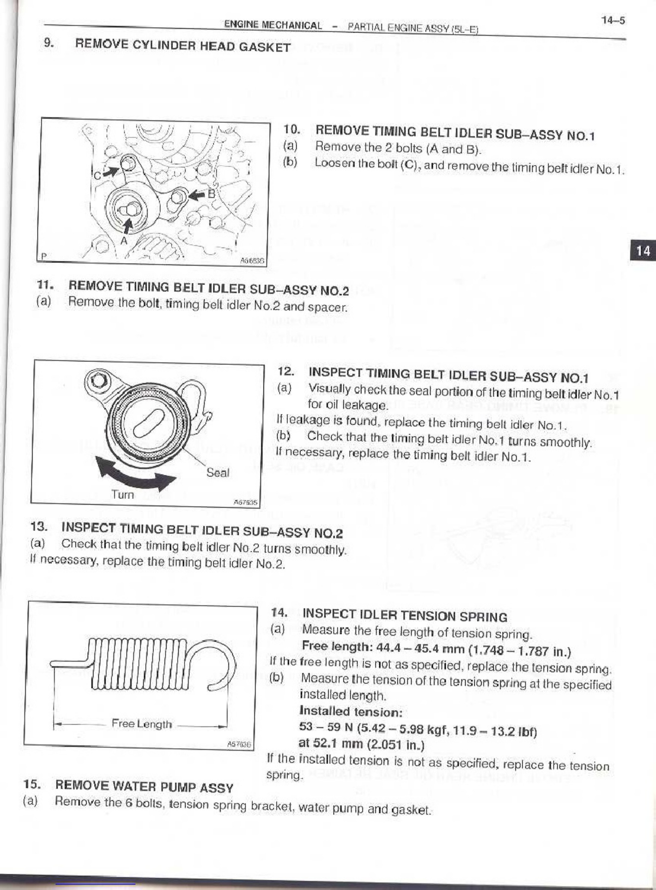 Sample 5 of Toyota 5L-E Engine Workshop Service Manual [PDF]