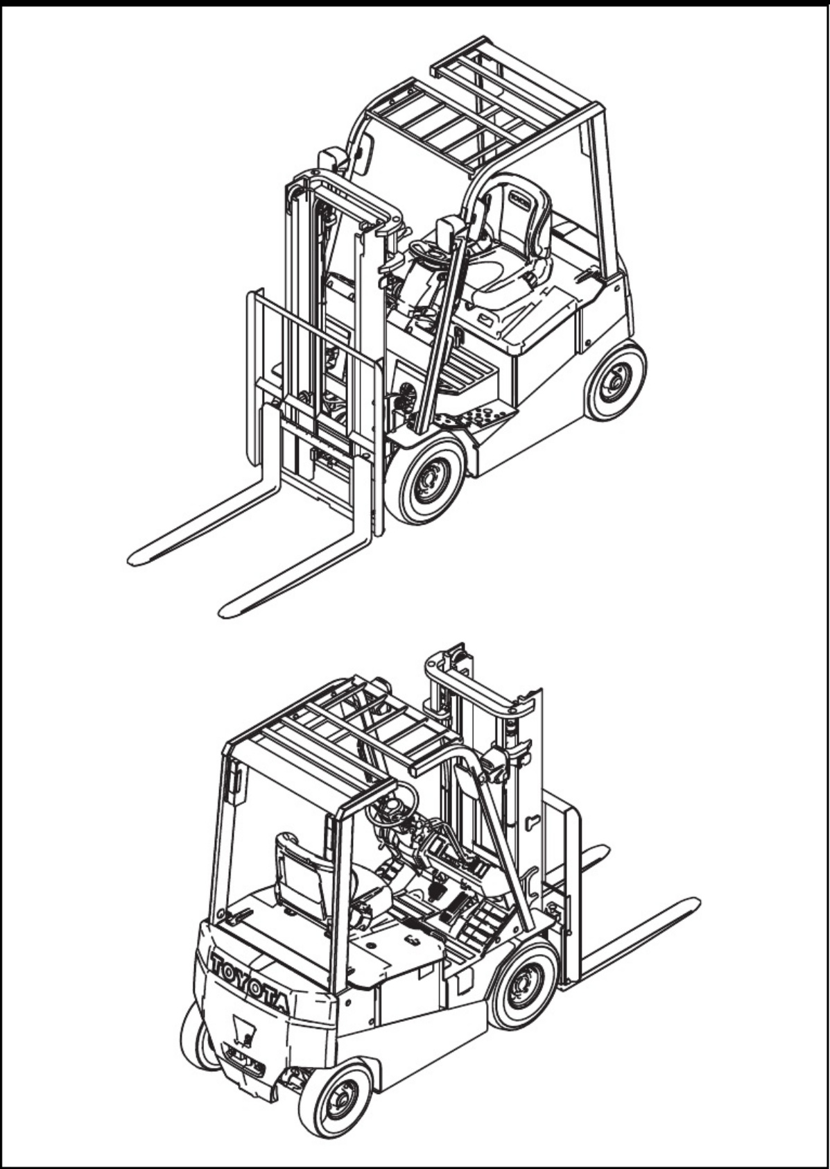 Sample 2 of Toyota 8FBN Forklift Maintenance Operation & Maintenance Manual (OMM) [PDF]