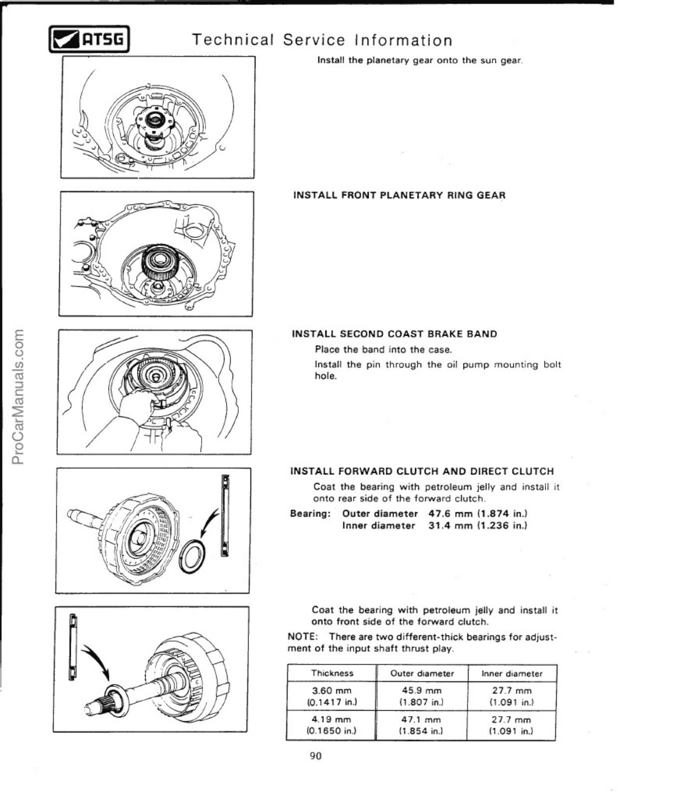 Sample 8 of Toyota A540e Atsg Automatic Transmission Technical Manual [PDF]