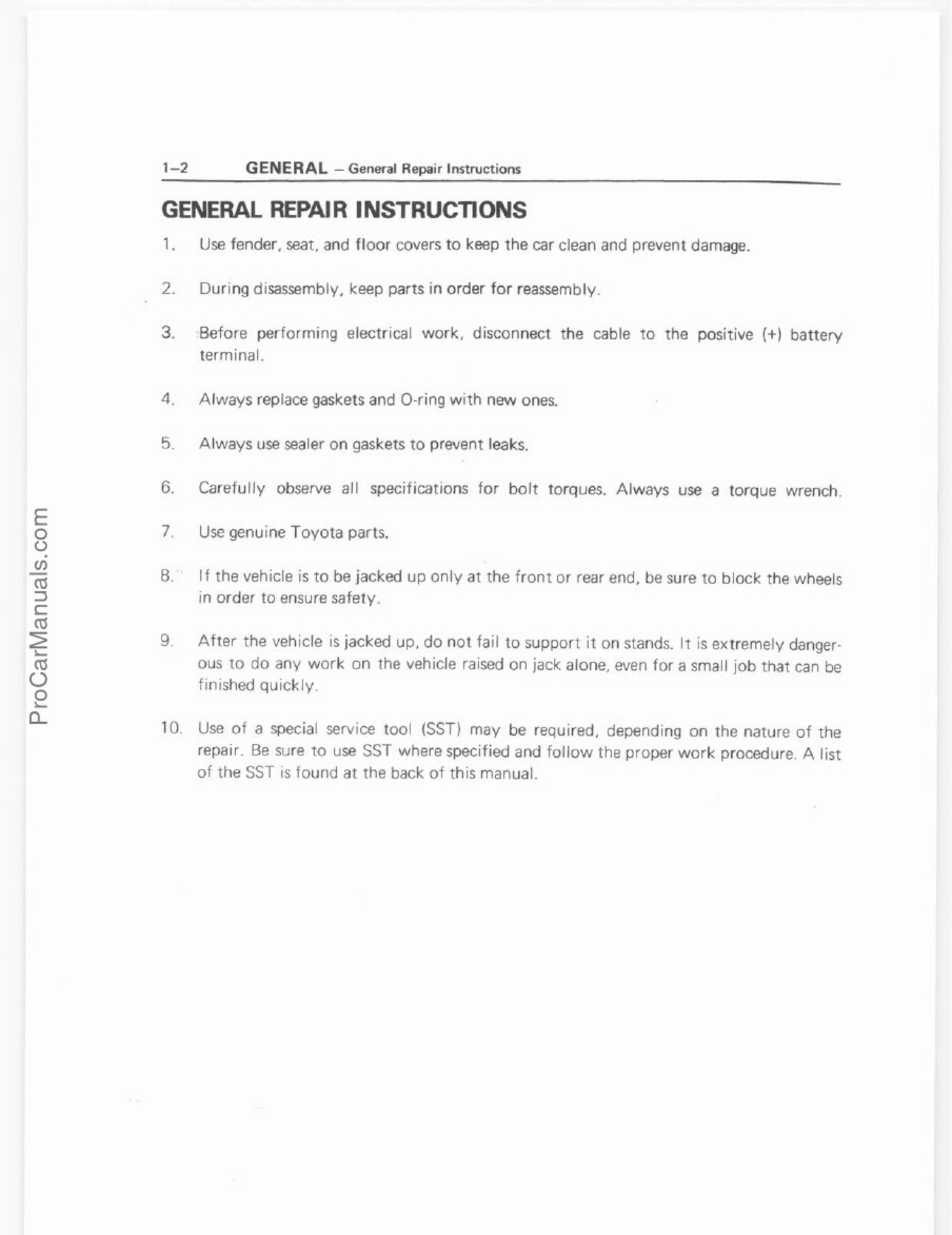 Sample 2 of Toyota B 2B Engine Workshop Service Manual [PDF]