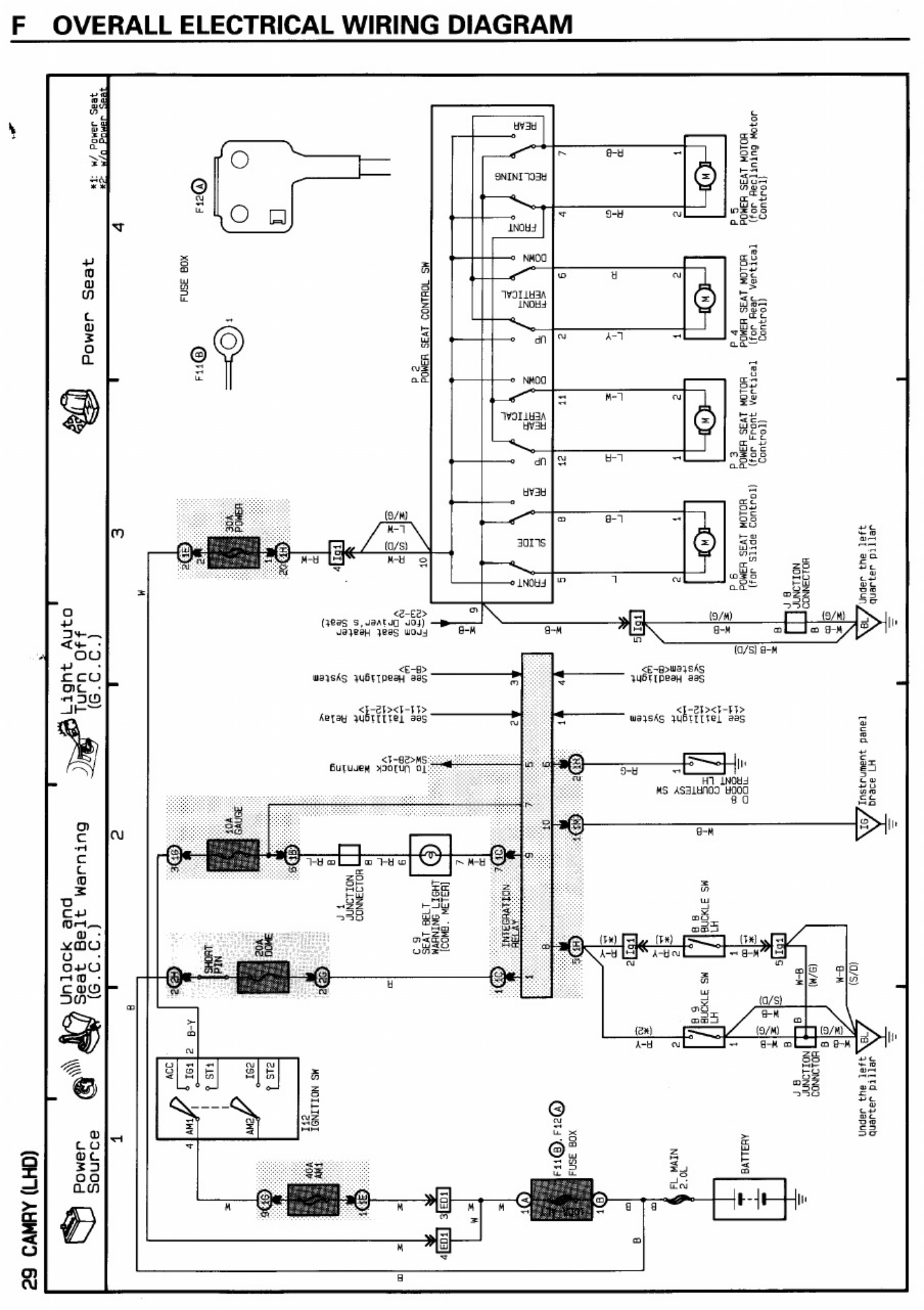 Sample 7 of Toyota Camry Wiring Diagrams Guide Complete Electrical Wiring Schematic & System Diagram [PDF]