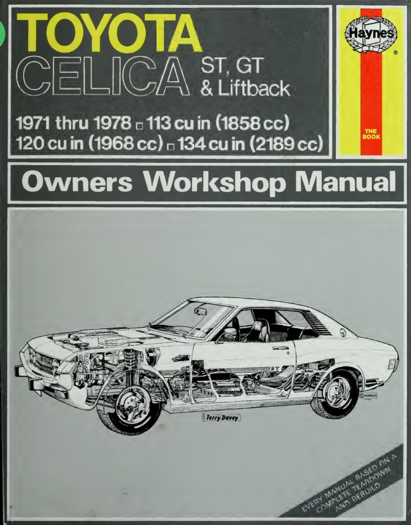 Toyota Celica 1971-1978 Workshop Service Manual [PDF] cover