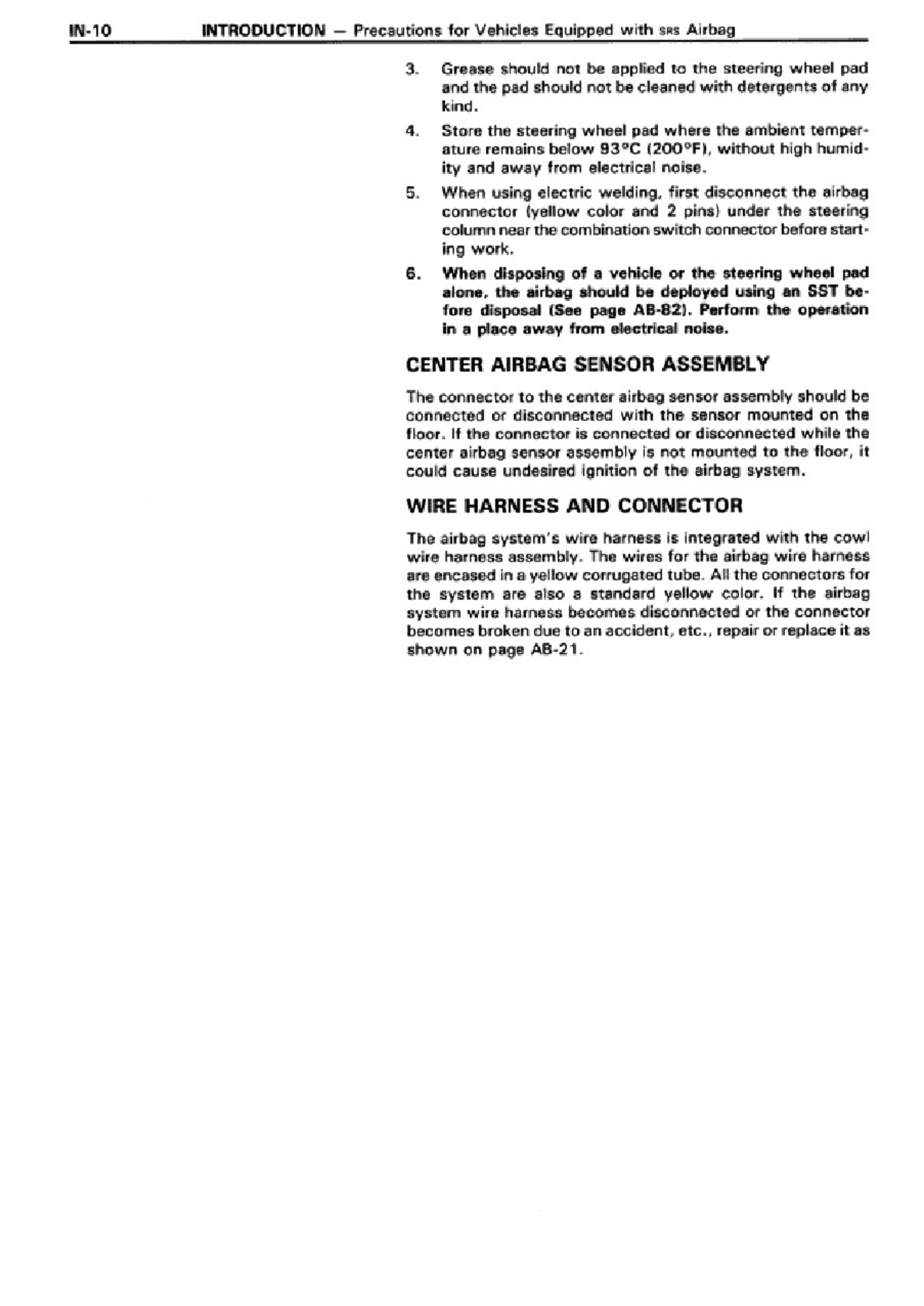 Sample 7 of Toyota Celica 1990 Workshop Service Manual [PDF]