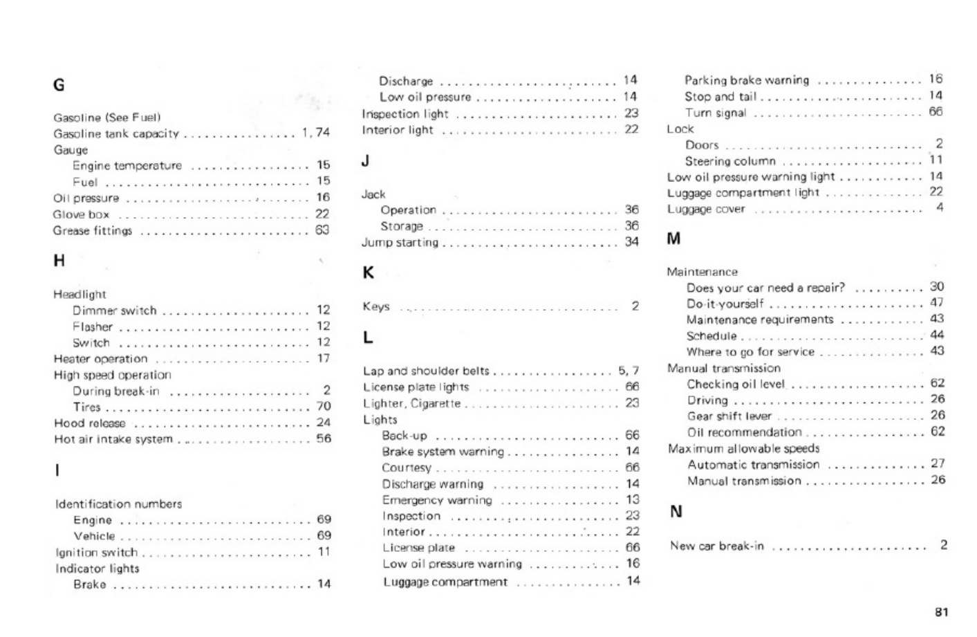 Sample 8 of Toyota Celica Owners Technical Manual [PDF]