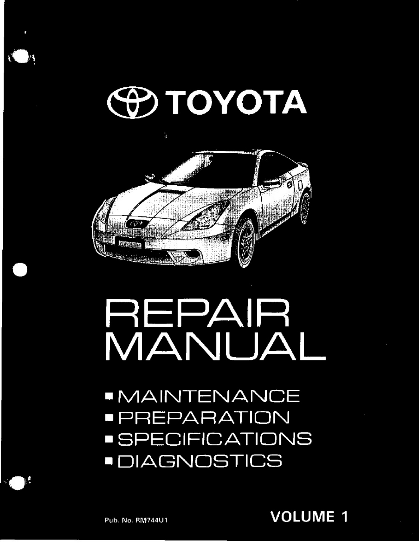 Toyota Celica - Workshop Service Manual [PDF] cover