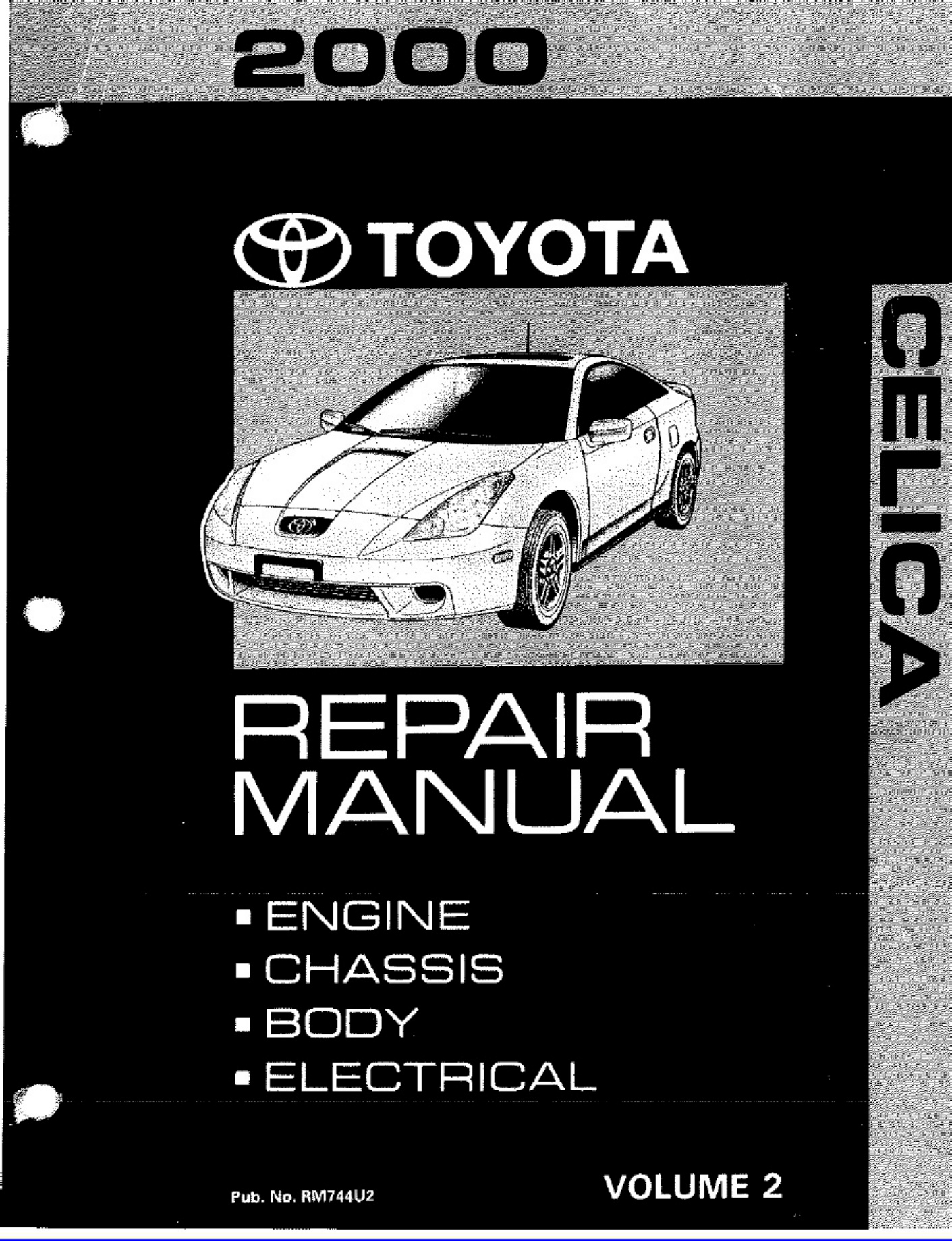 Toyota Celica Workshop Service Manual [PDF] cover