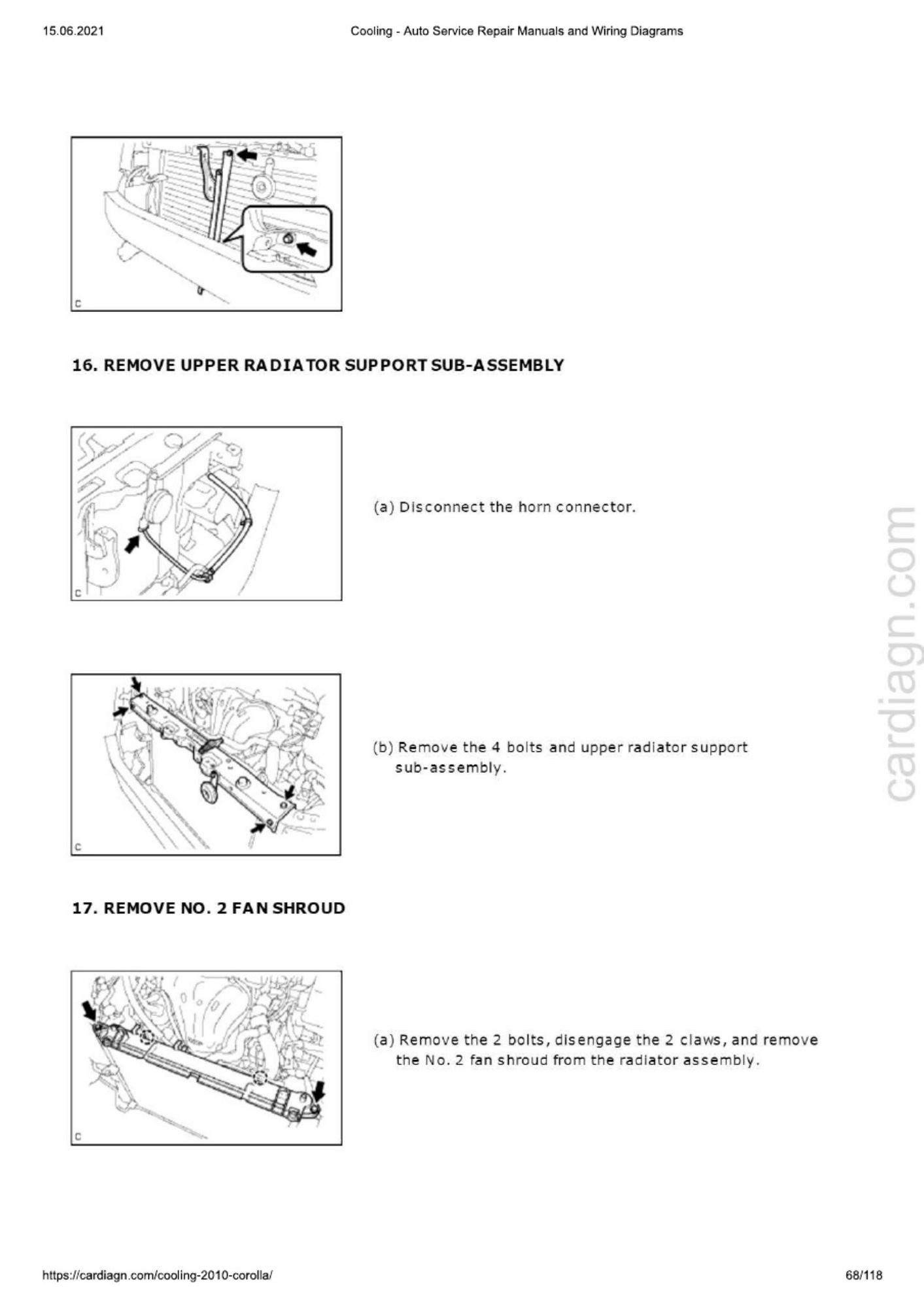 Sample 7 of Toyota Corolla 2009-2010 Cooling Technical Manual [PDF]