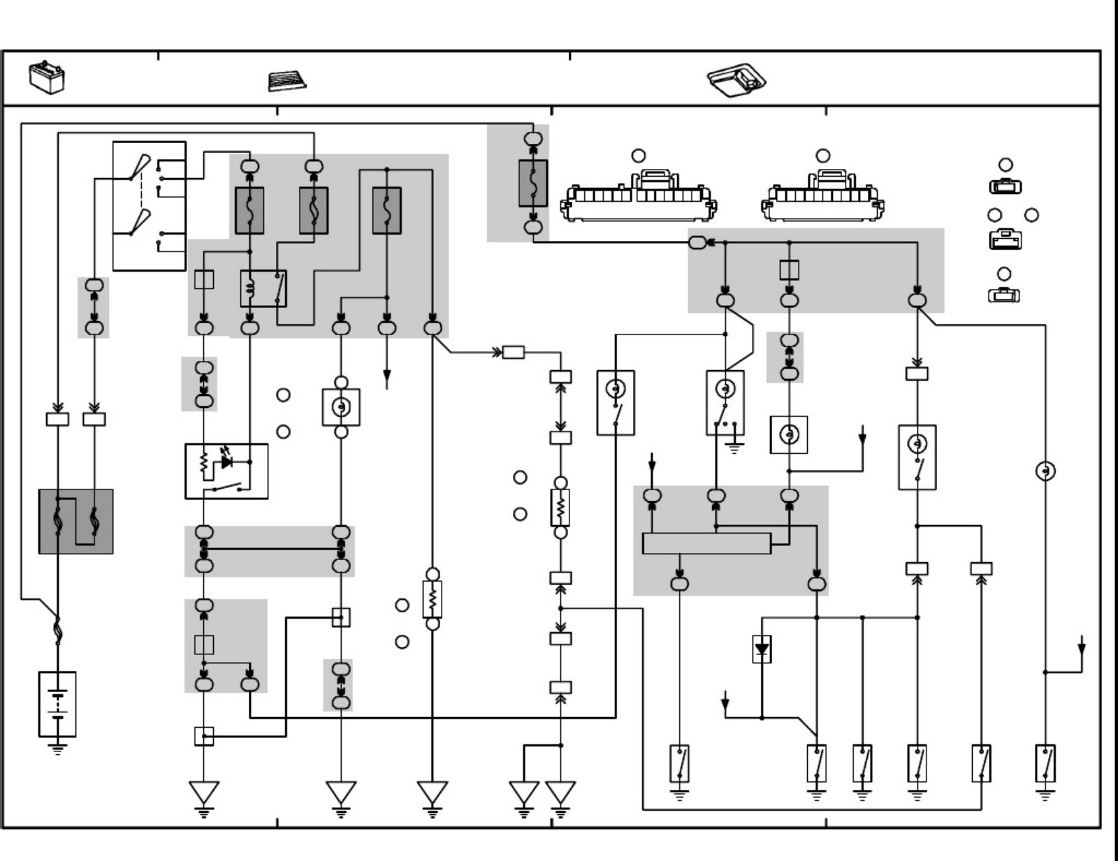 Sample 2 of Toyota Corolla 2E Wiring Diagram Complete Electrical Wiring Schematic & System Diagram [PDF]