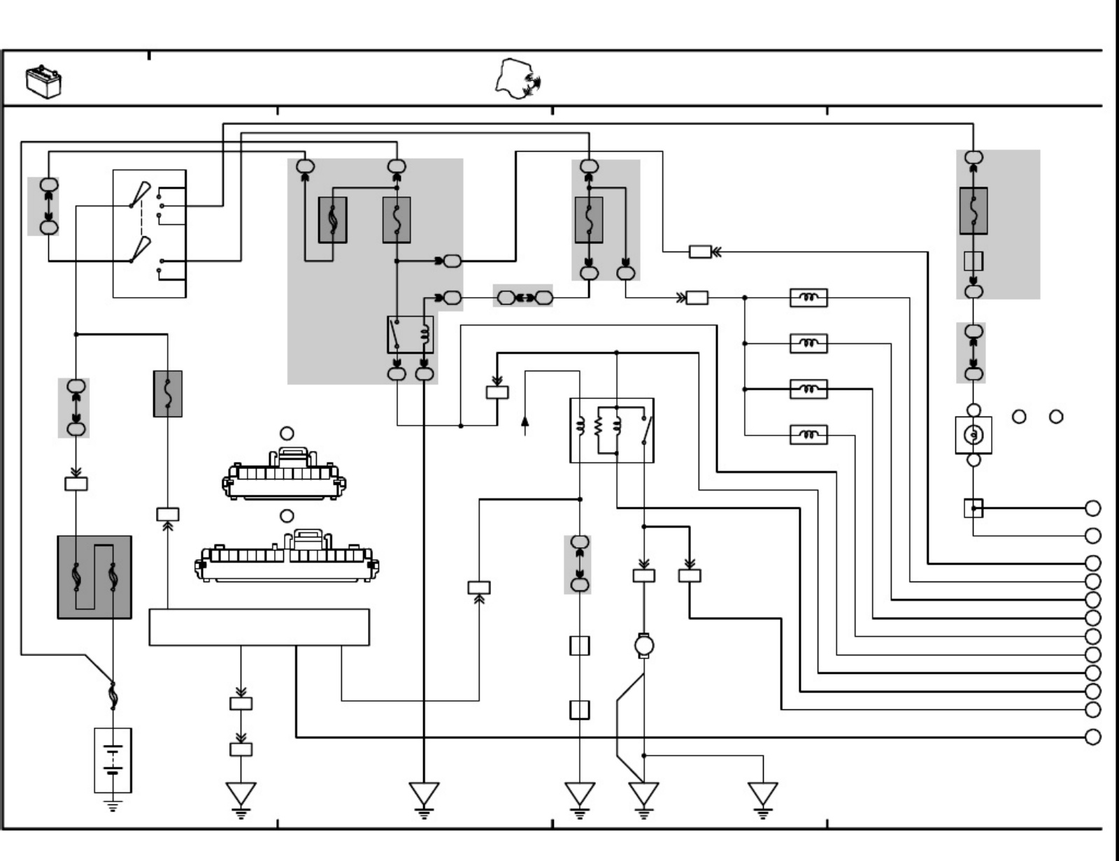 Sample 4 of Toyota Corolla 2E Wiring Diagram Complete Electrical Wiring Schematic & System Diagram [PDF]