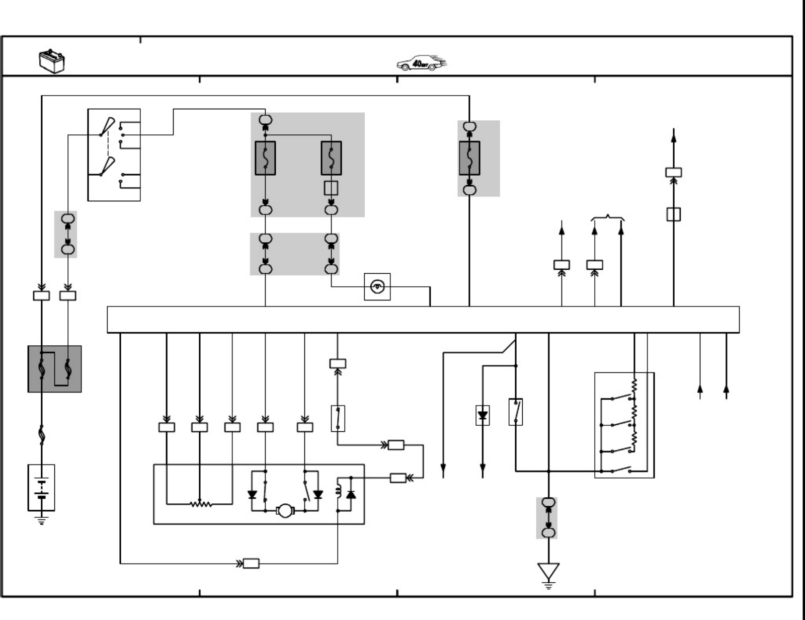 Sample 8 of Toyota Corolla 2E Wiring Diagram Complete Electrical Wiring Schematic & System Diagram [PDF]