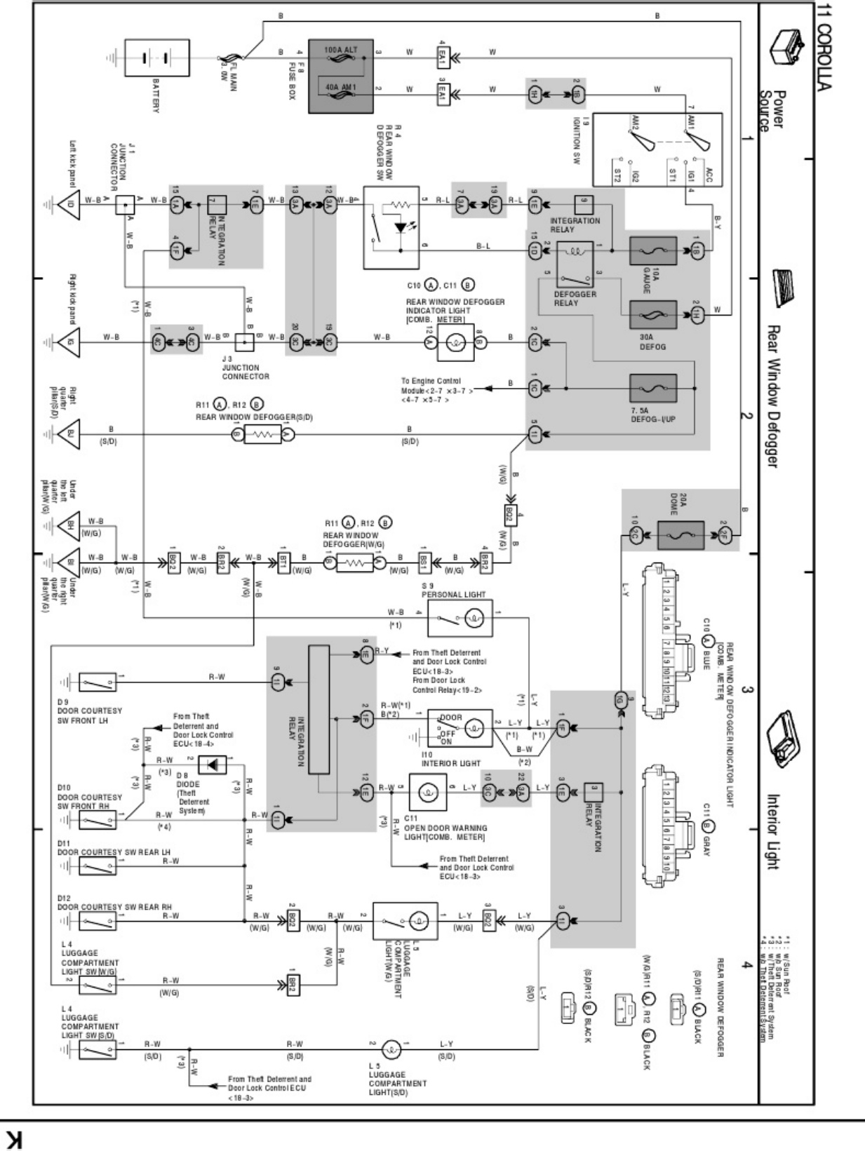 Sample 5 of Toyota Corolla Wiring Diagram Overview Complete Electrical Wiring Schematic & System Diagram [PDF]