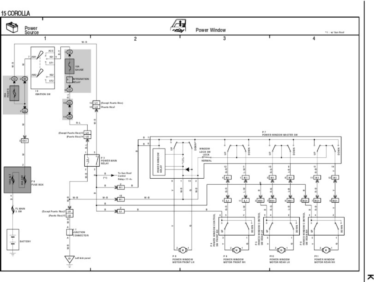 Sample 6 of Toyota Corolla Wiring Diagram Overview Complete Electrical Wiring Schematic & System Diagram [PDF]