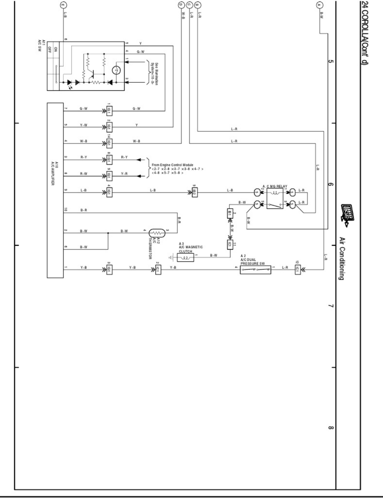 Sample 7 of Toyota Corolla Wiring Diagram Overview Complete Electrical Wiring Schematic & System Diagram [PDF]