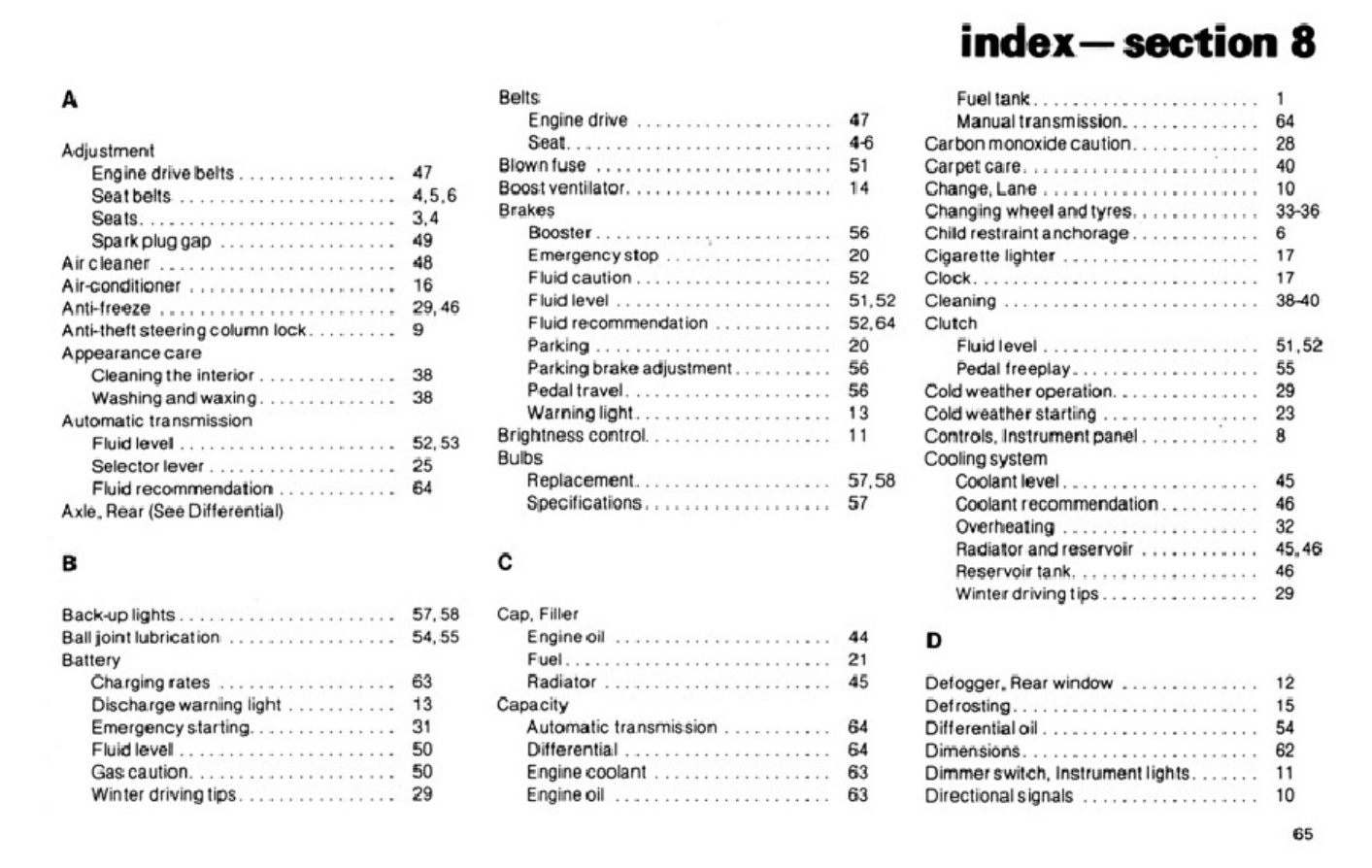 Sample 8 of Toyota Corona - Owners Technical Manual [PDF]