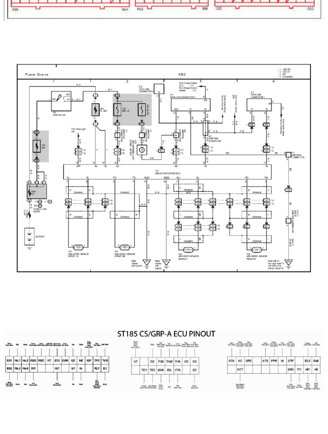 Sample 3 of Toyota ECU Wiring Diagram Guide Complete Electrical Wiring Schematic & System Diagram [PDF]