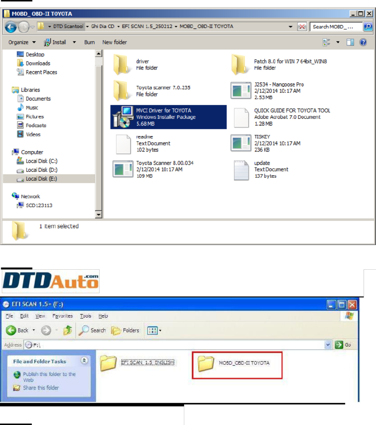 Sample 4 of Toyota EFI Scan 1 5 User Guide Technical Manual [PDF]