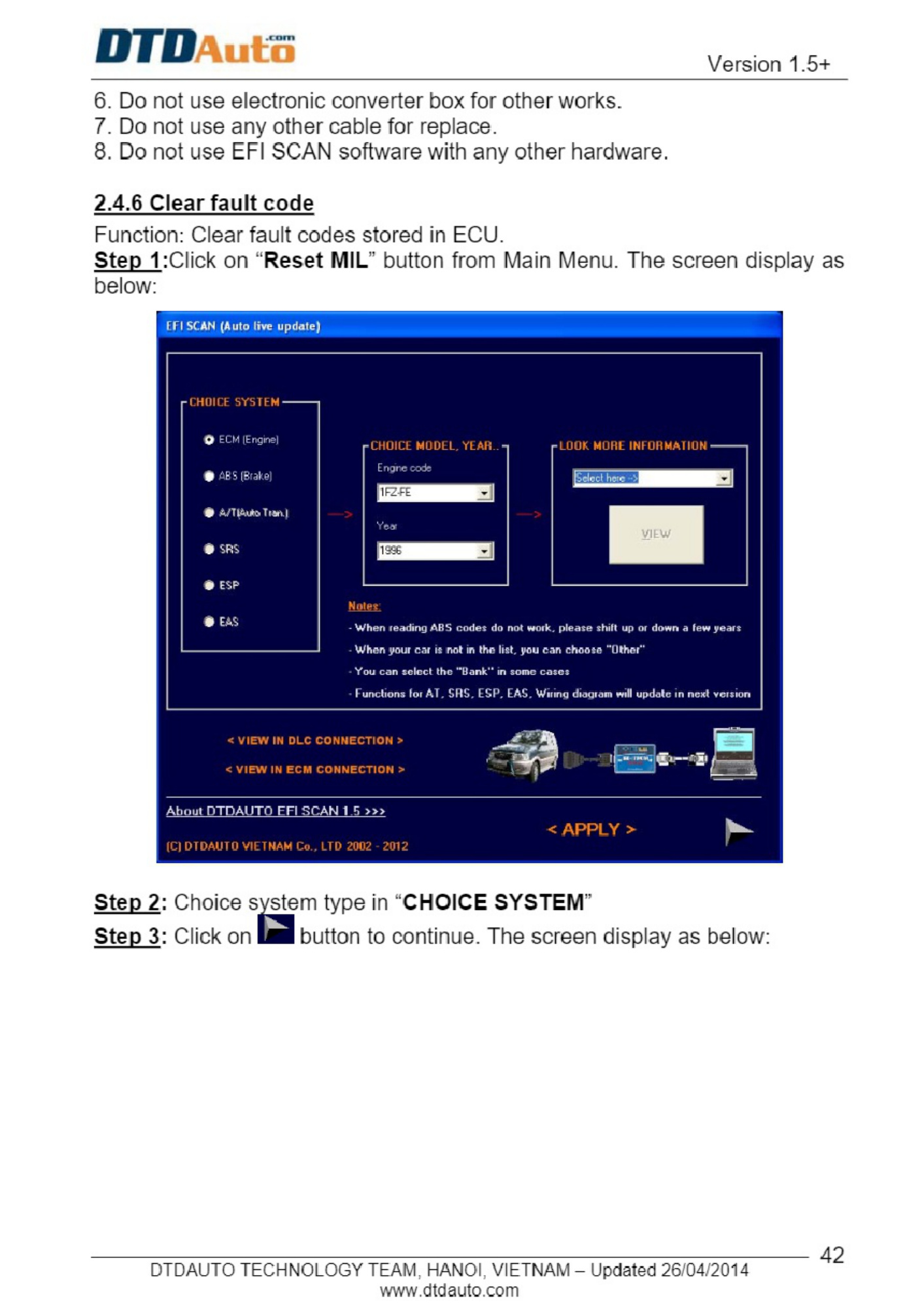 Sample 8 of Toyota Efi Scan Application Toyota Technical Manual [PDF]