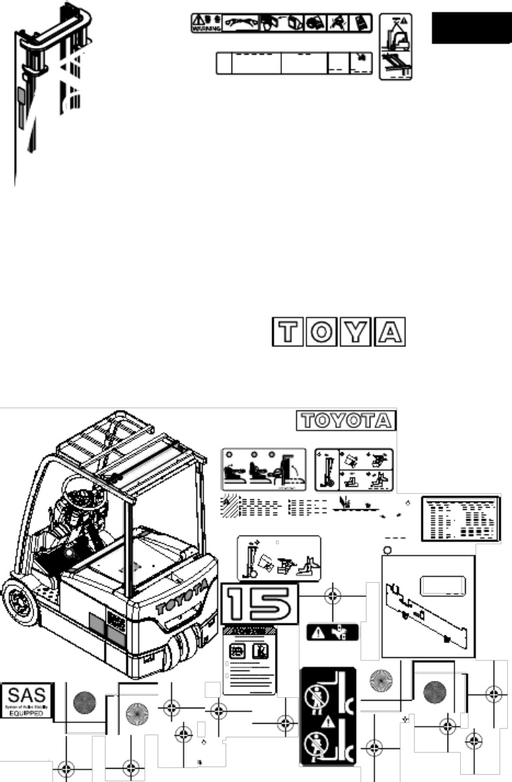 Sample 5 of Toyota Forklift 7FBEF Operator Technical Manual [PDF]