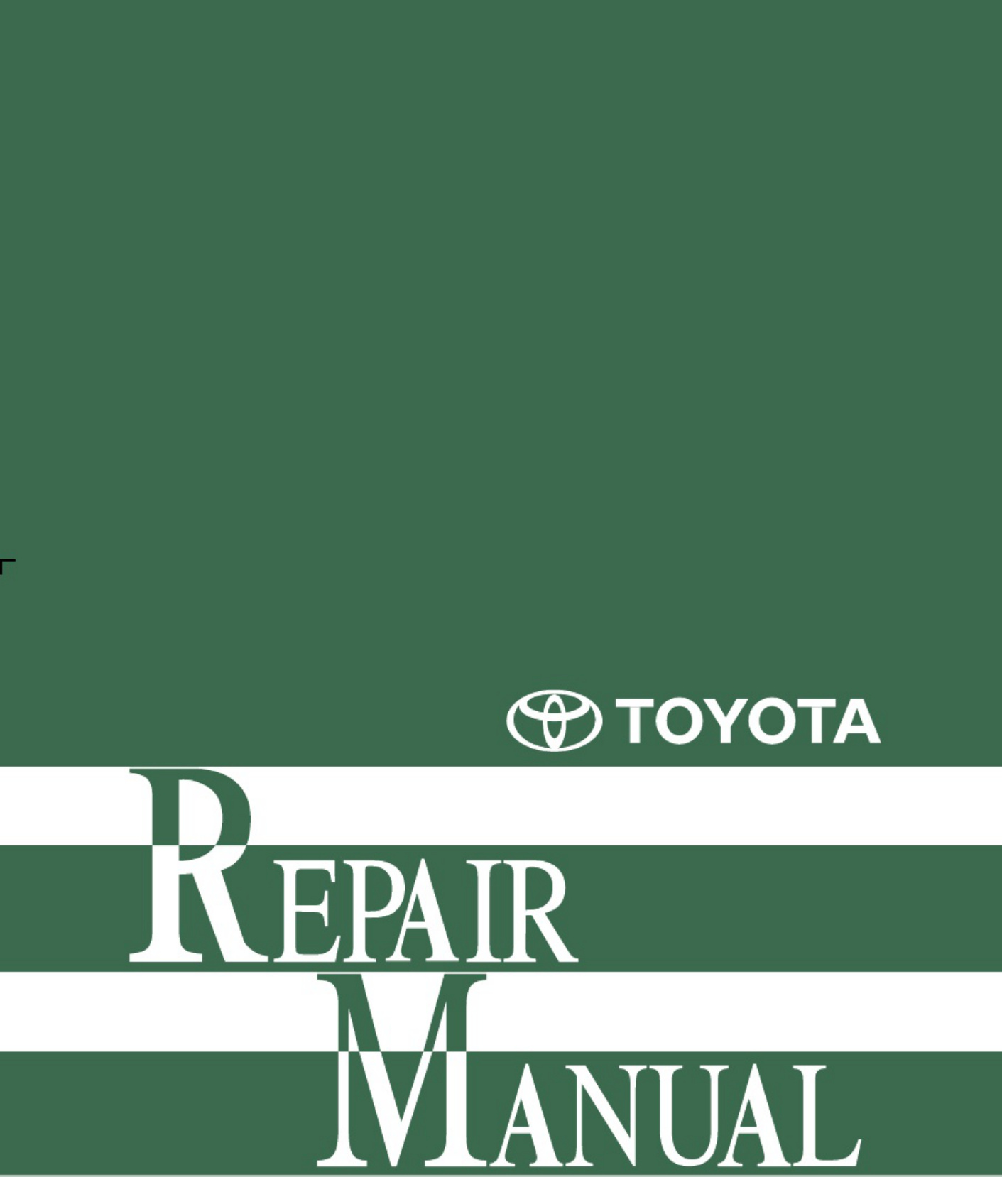 Toyota Forklift 8FBCU_8FBCHU Workshop Service Manual [PDF] cover
