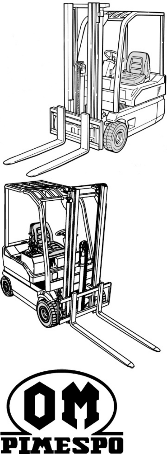 Toyota Forklift Series 4016_4017 Technical Manual [PDF] cover