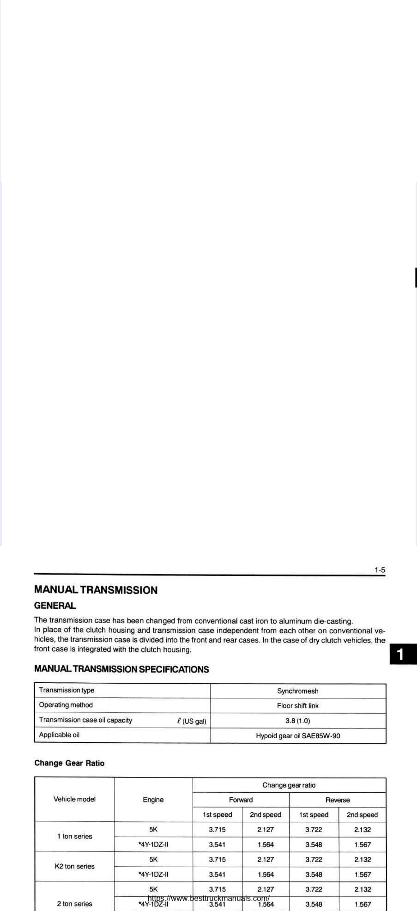 Sample 5 of Toyota Forklift Workshop Service Manual [PDF]