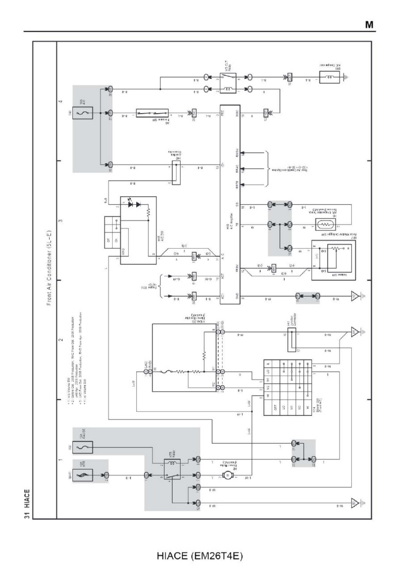Sample 3 of Toyota Hiace Overall Electrical Wiring Dia Complete Electrical Wiring Schematic & System Diagram [PDF]