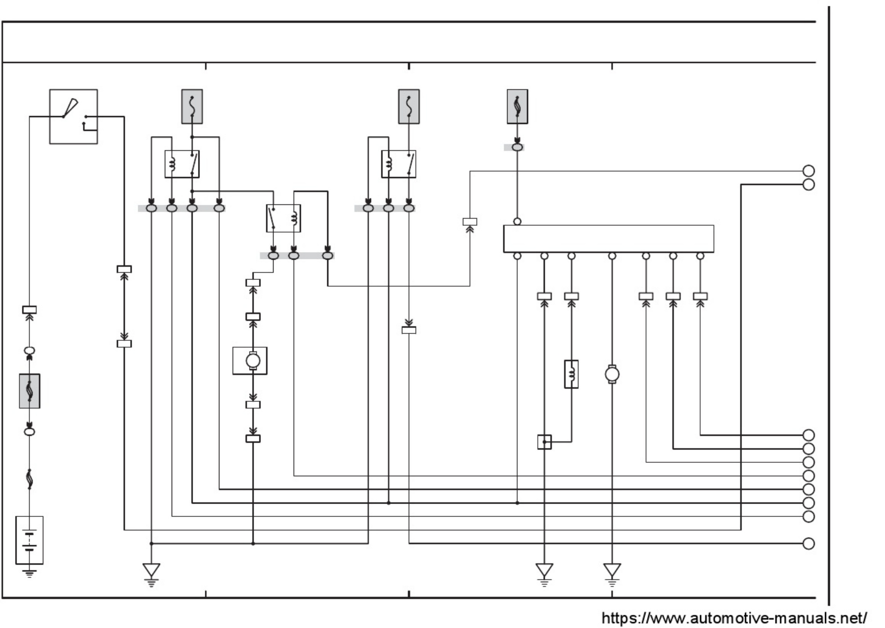 Sample 4 of Toyota Hiace Wiring Diagrams Overview Complete Electrical Wiring Schematic & System Diagram [PDF]