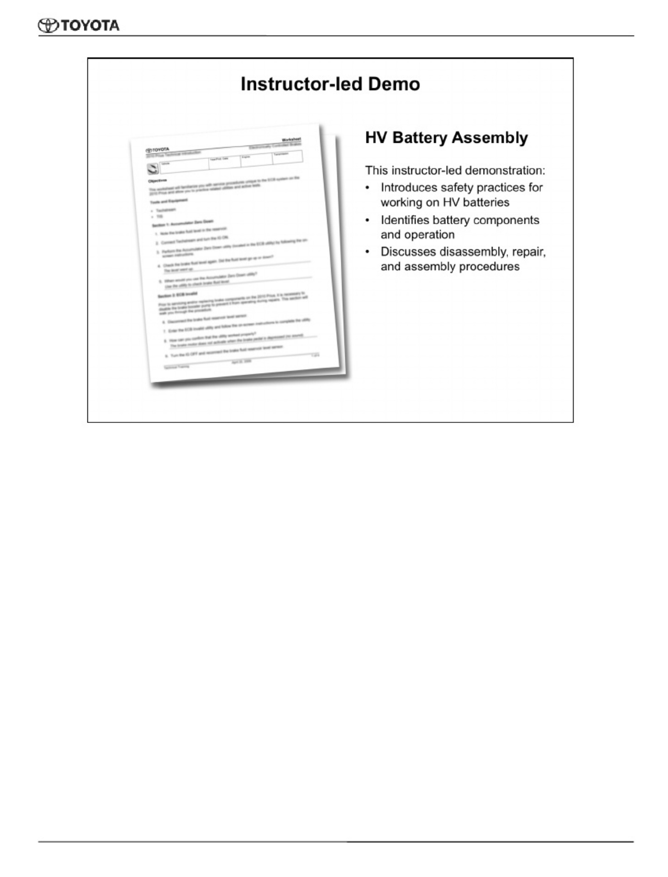 Sample 5 of Toyota Hybrid Systems Technician Guide Technical Manual [PDF]