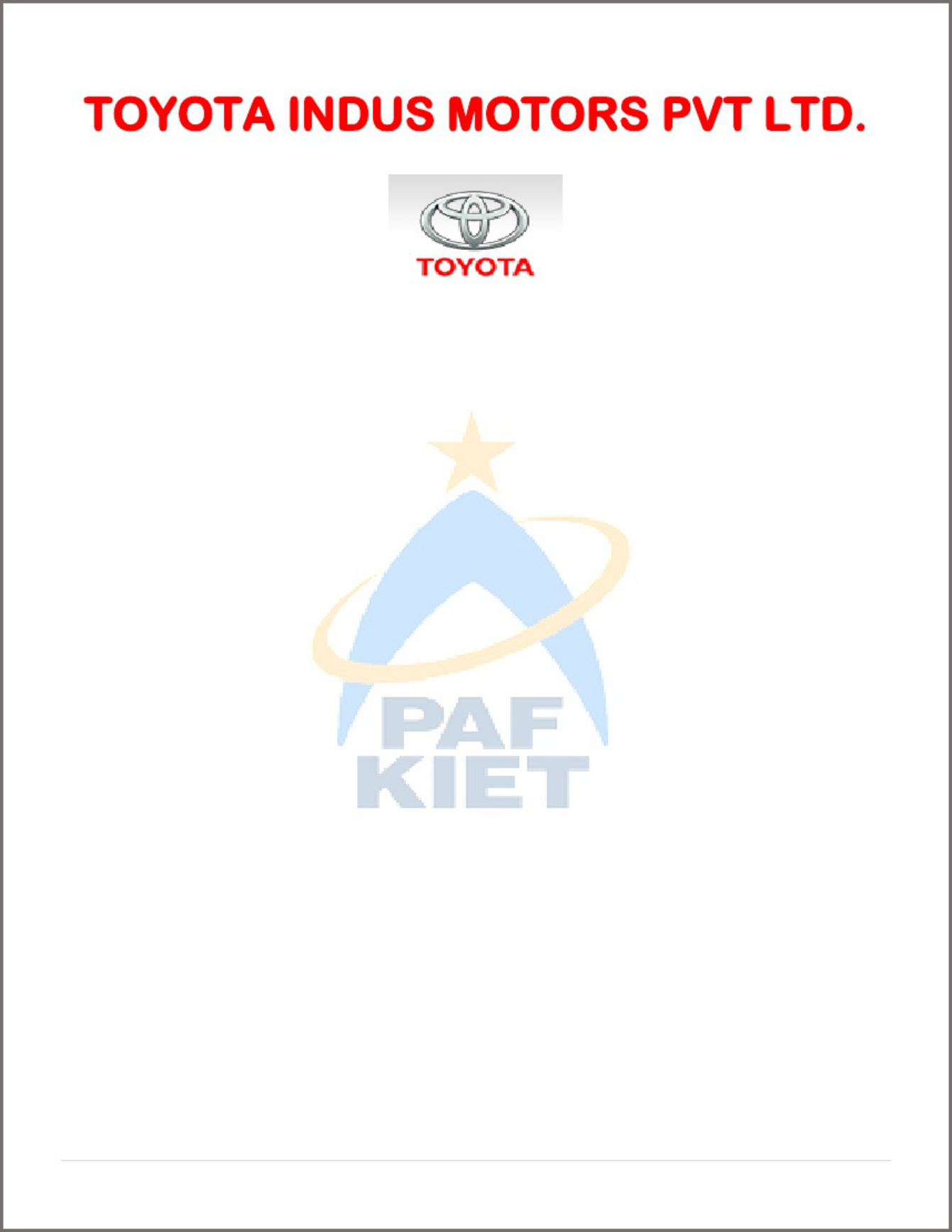 Toyota Indus Motors_ Company Overview Technical Manual [PDF] cover