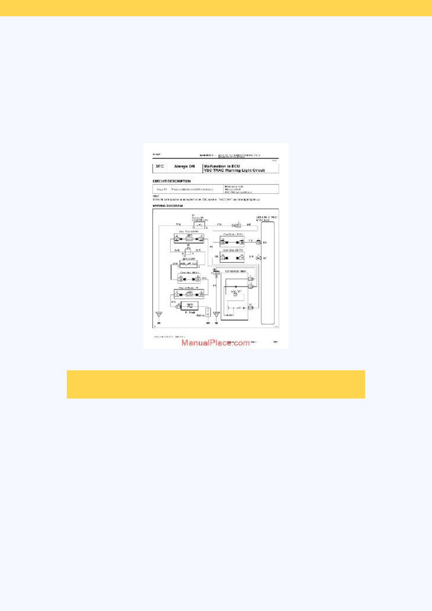 Sample 3 of Toyota Land Cruiser 1998 2007 Diagnostics Workshop Service Manual [PDF]