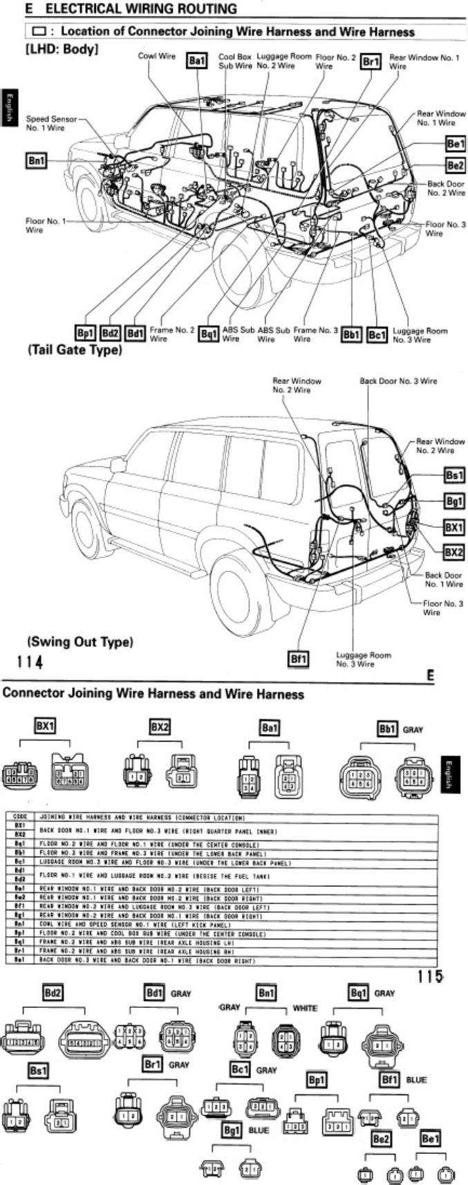 Sample 5 of Toyota Land Cruiser Electrical Wiring Diag Complete Electrical Wiring Schematic & System Diagram [PDF]