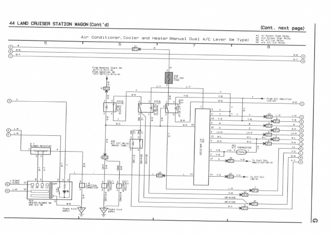 Sample 8 of Toyota Land Cruiser Electrical Wiring Diag Complete Electrical Wiring Schematic & System Diagram [PDF]