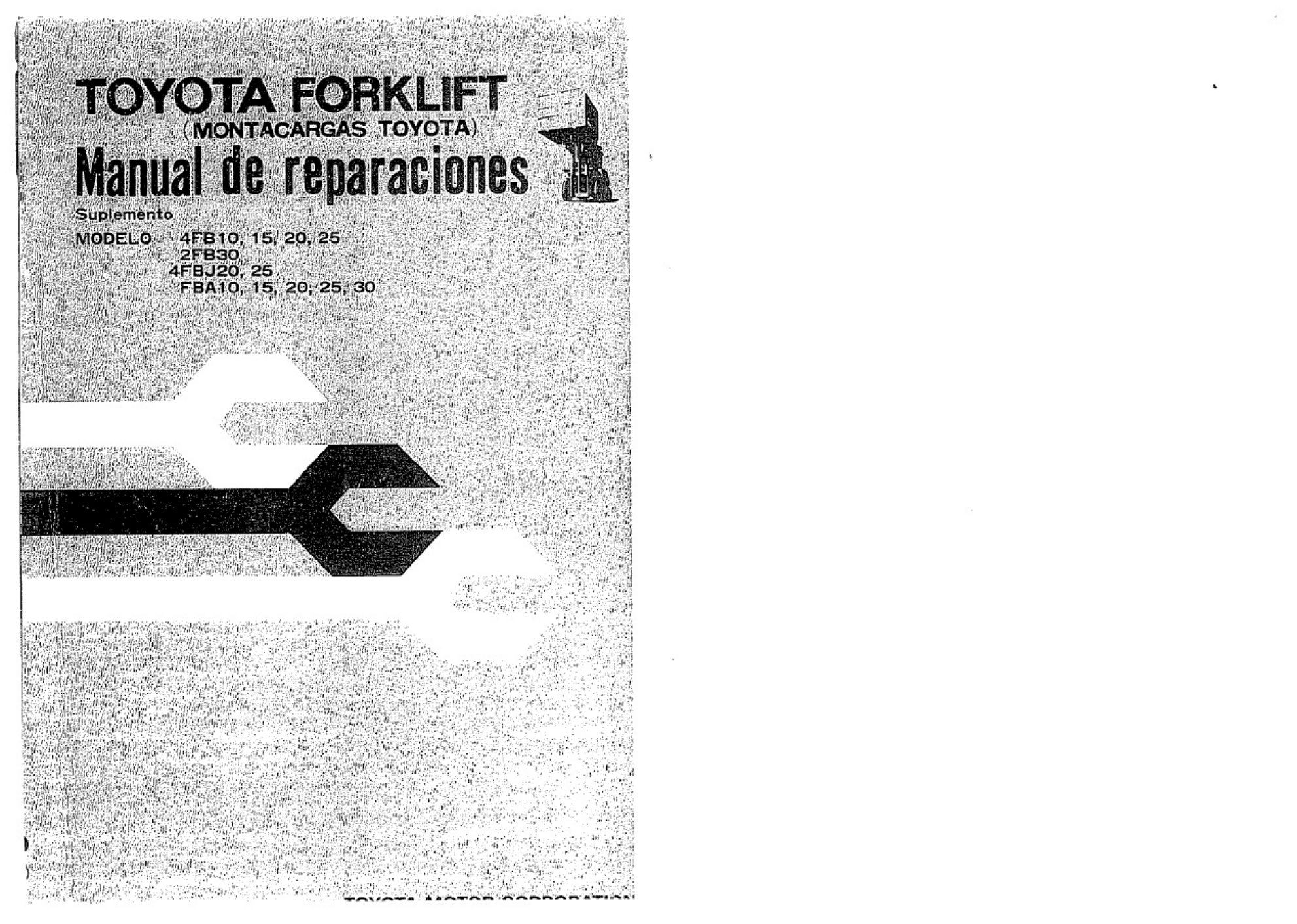 Toyota Manual Reparacion Toyota 4fb-Fba 10 Technical Manual [PDF] cover