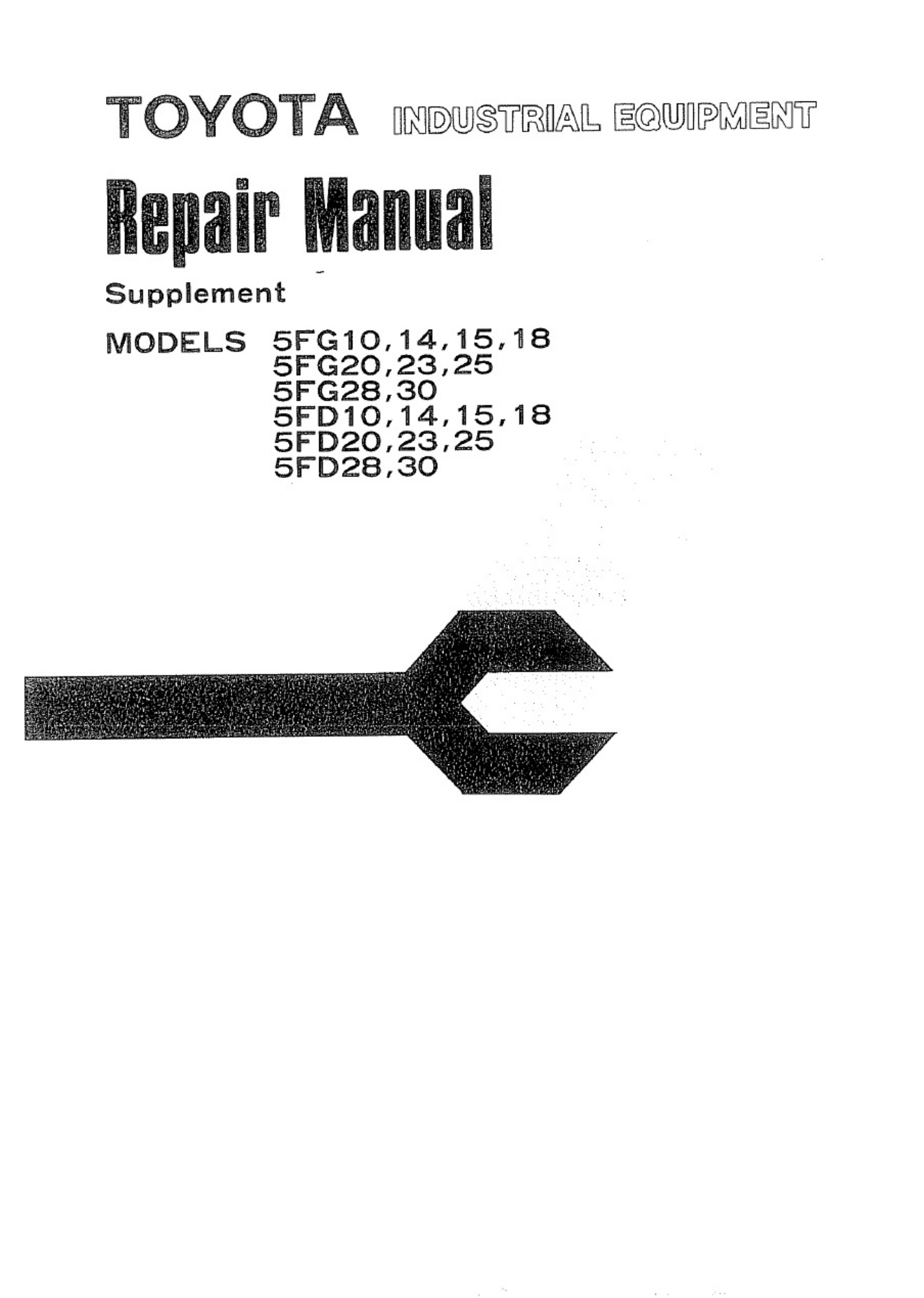 Sample 2 of Toyota Manual Reparacion Toyota 5 FD 10-30 Technical Manual [PDF]