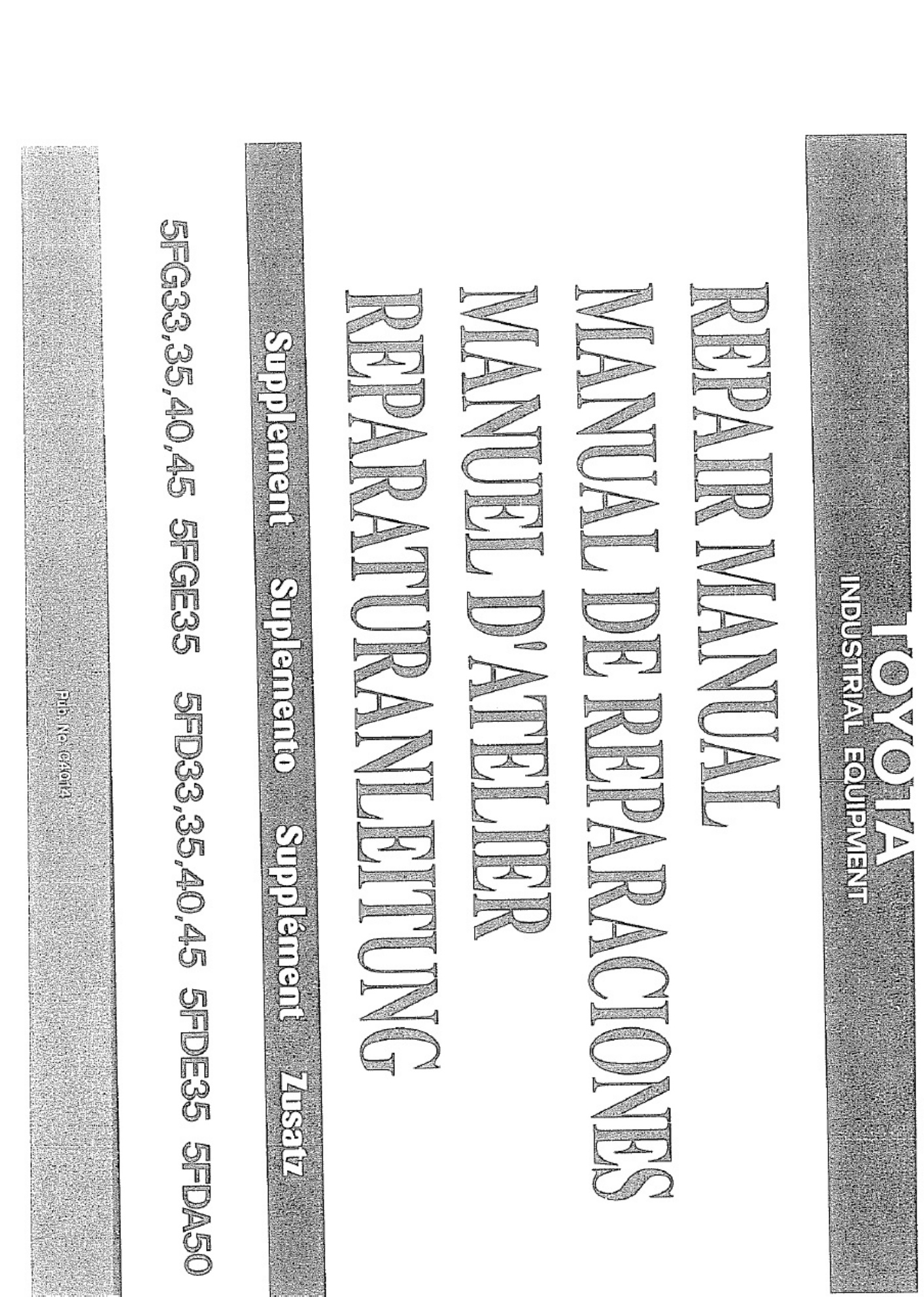 Sample 2 of Toyota MANUAL REPARACION TOYOTA 5 FD 33-45 Technical Manual [PDF]