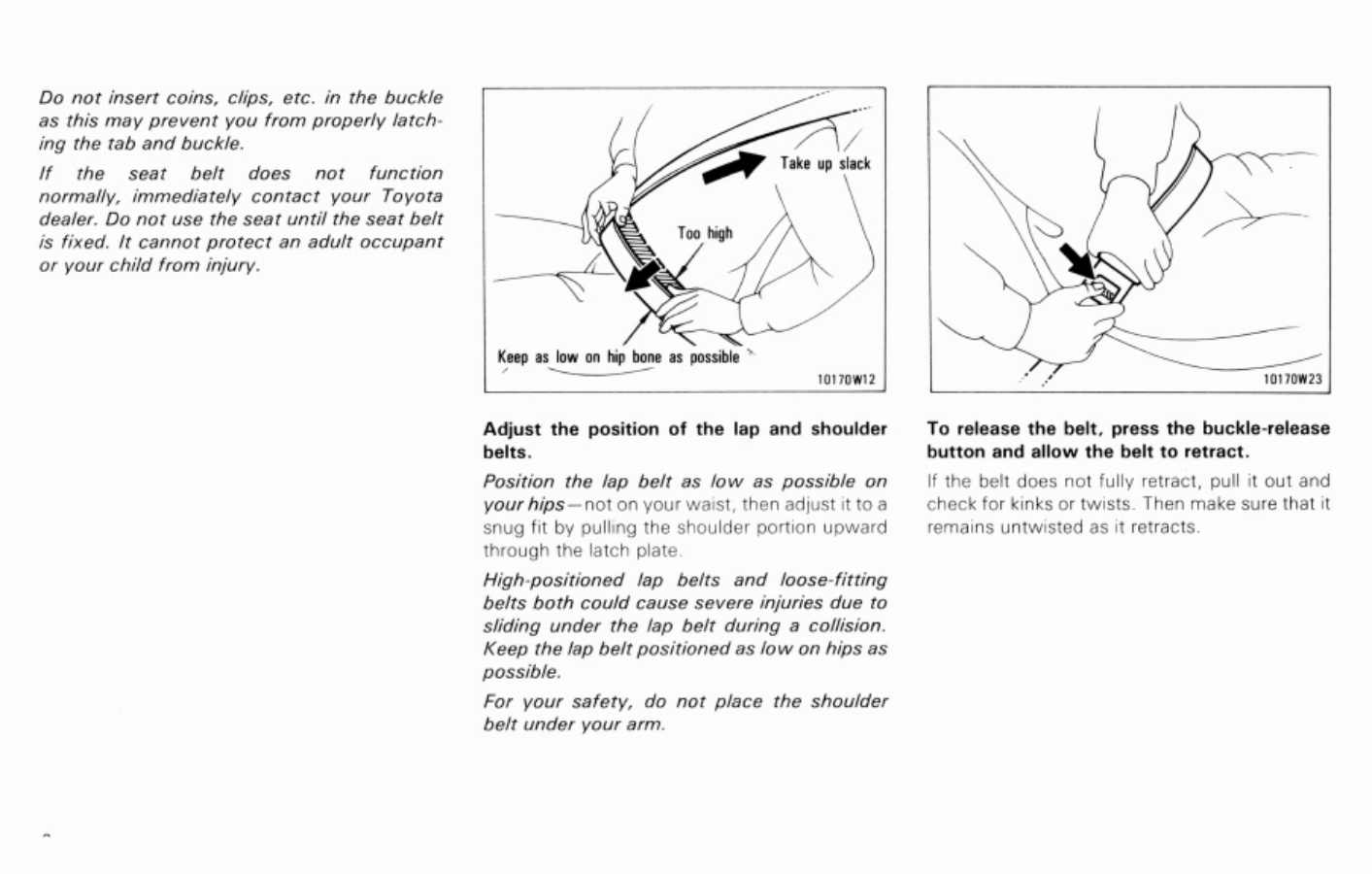 Sample 3 of Toyota Owners Technical Manual [PDF]