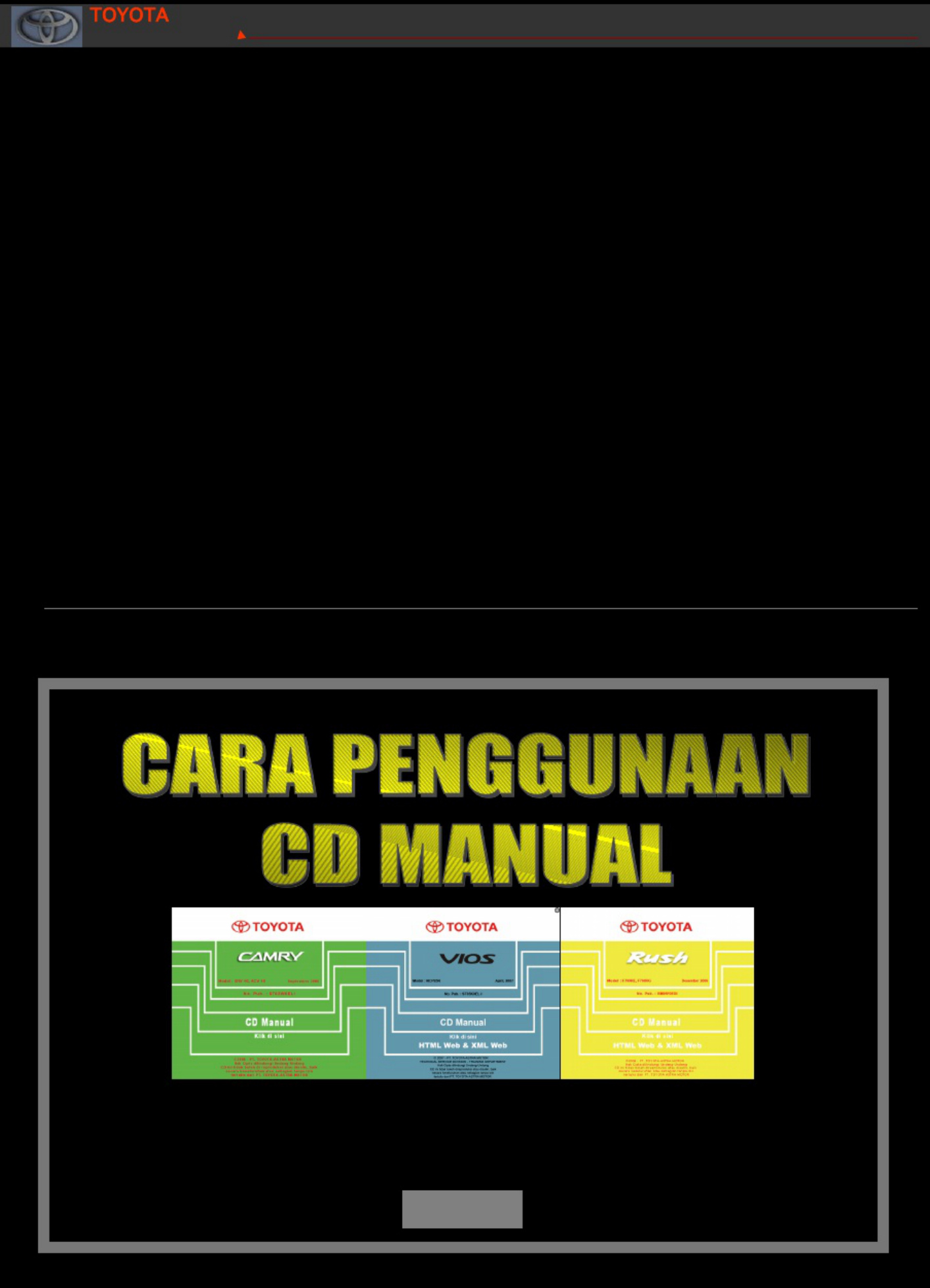Sample 3 of Toyota Penggunaan CD Technical Manual [PDF]
