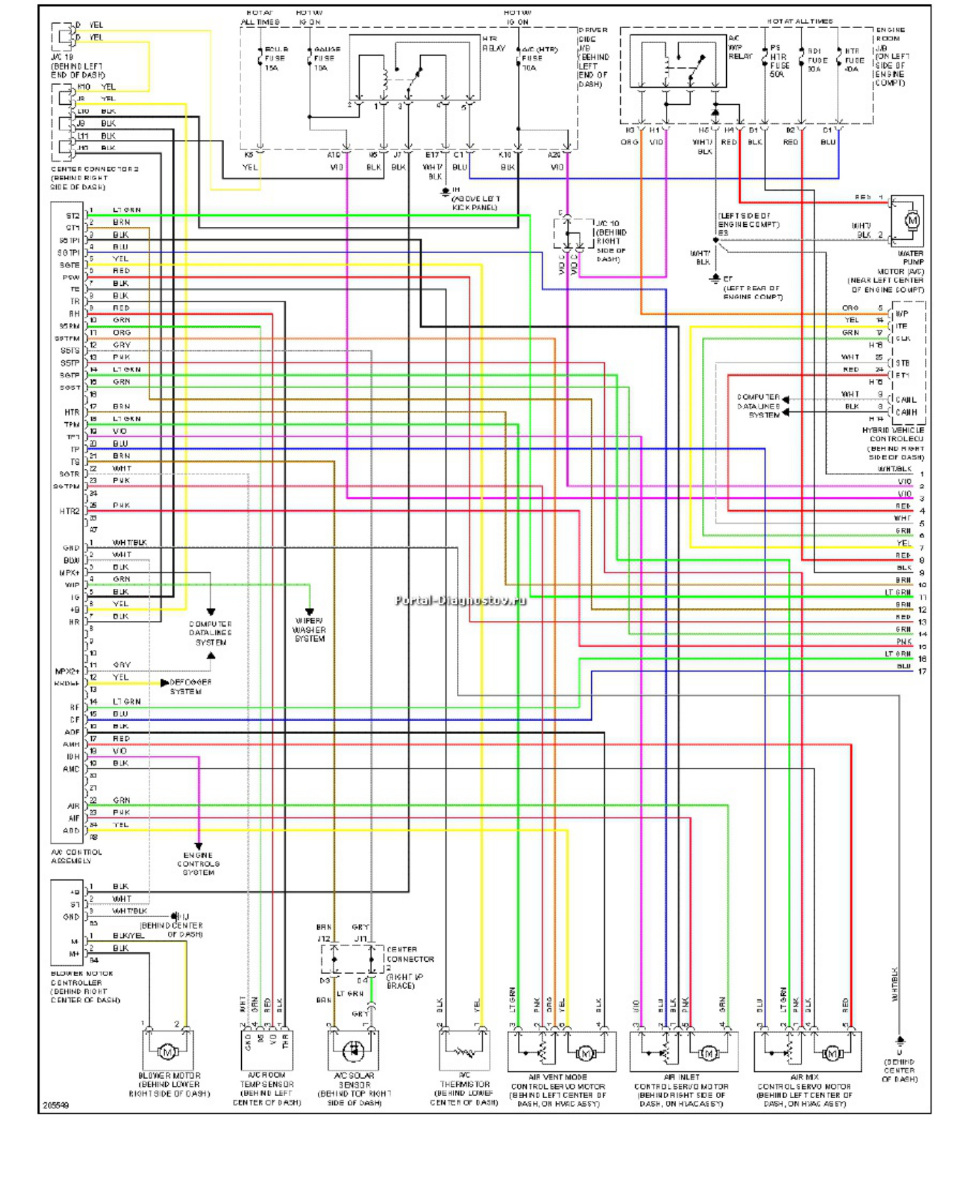 Sample 3 of Toyota Prius 2005 Electrical Wiring Diagra Complete Electrical Wiring Schematic & System Diagram [PDF]